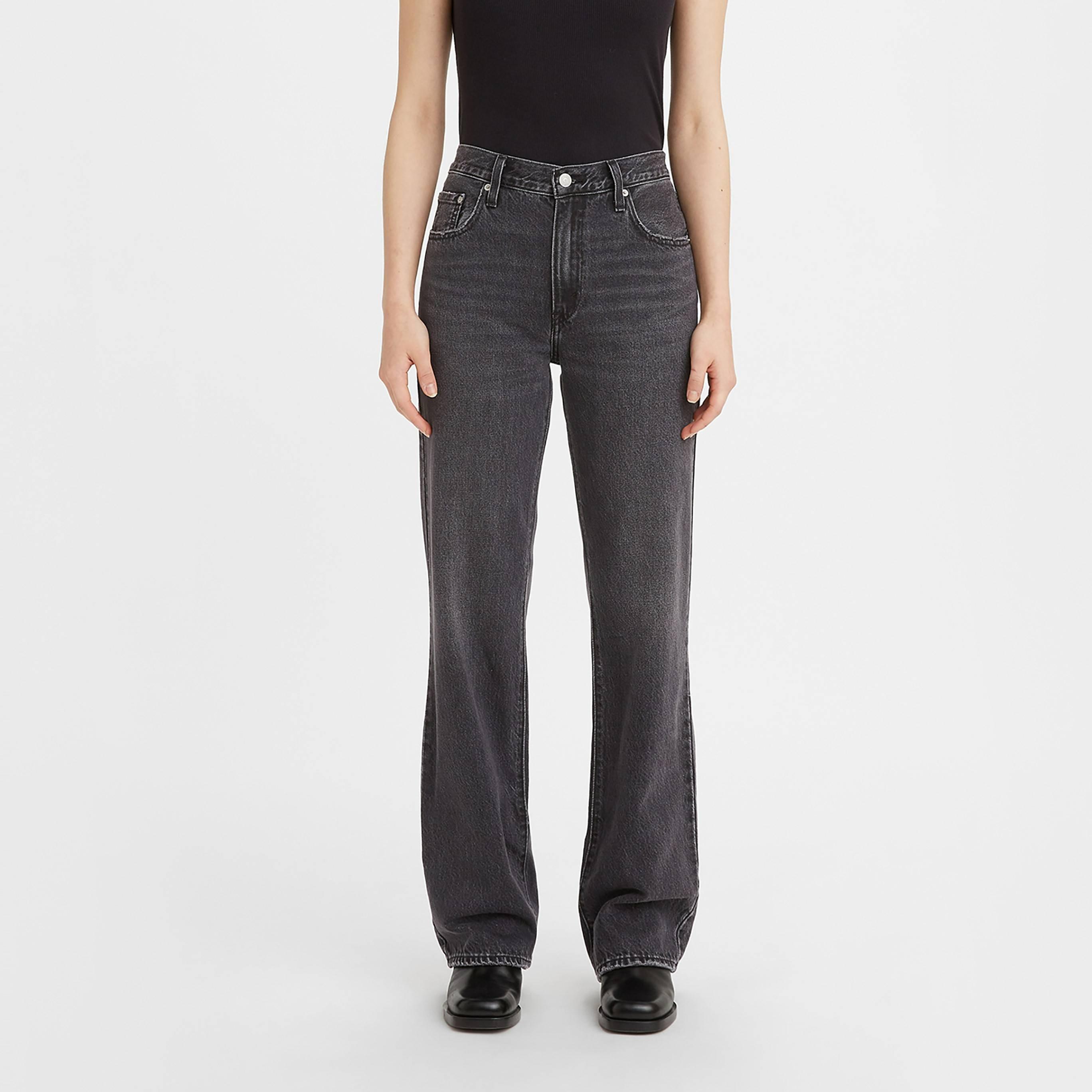 Boot Barn - Levis - Women's Medium Indigo Baggy Wide Leg Jeans - 3