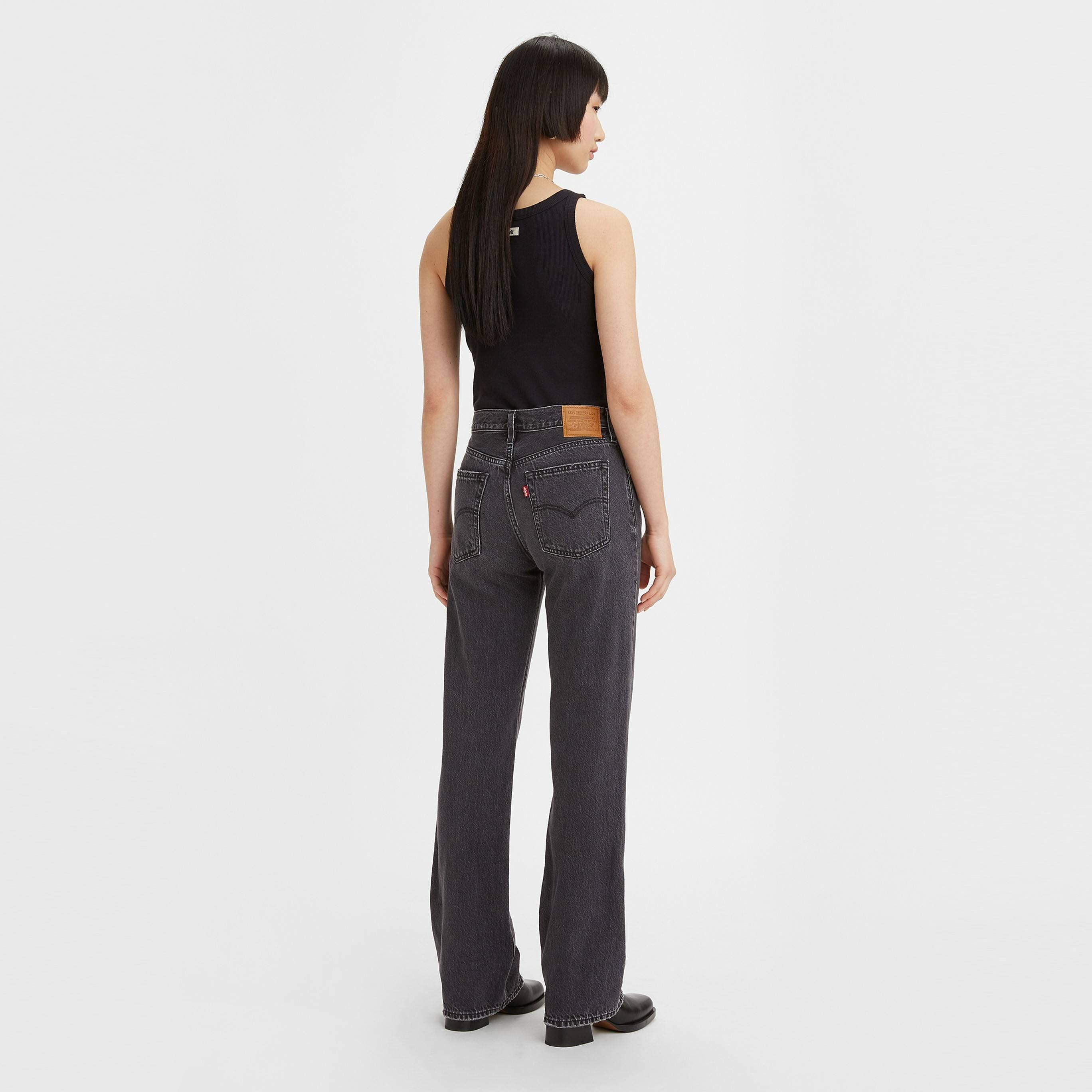 Boot Barn - Levis - Women's Medium Indigo Baggy Wide Leg Jeans - 5