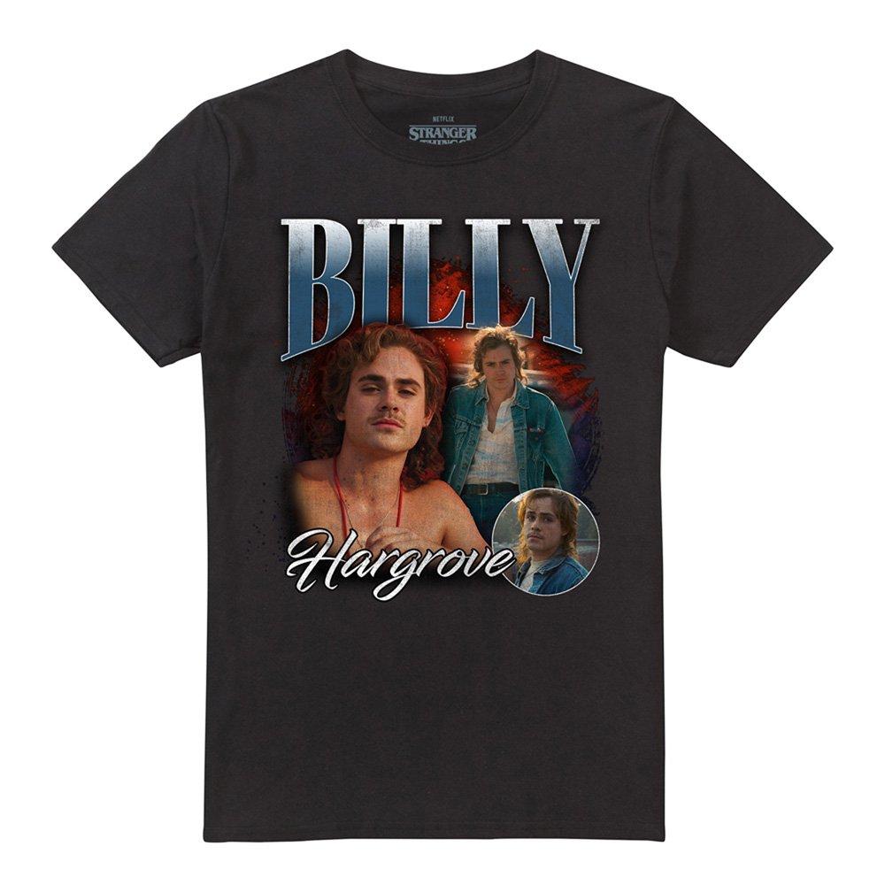 Black - Stranger Things - Stranger Things Billy Homage T-Shirt Black - 4