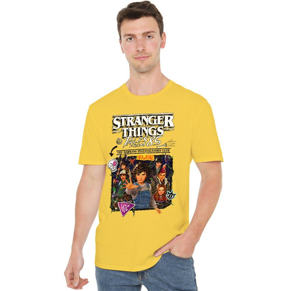 Yellow - Stranger Things - Stranger Things Tales From 85 Group Poster T Shirt - 1