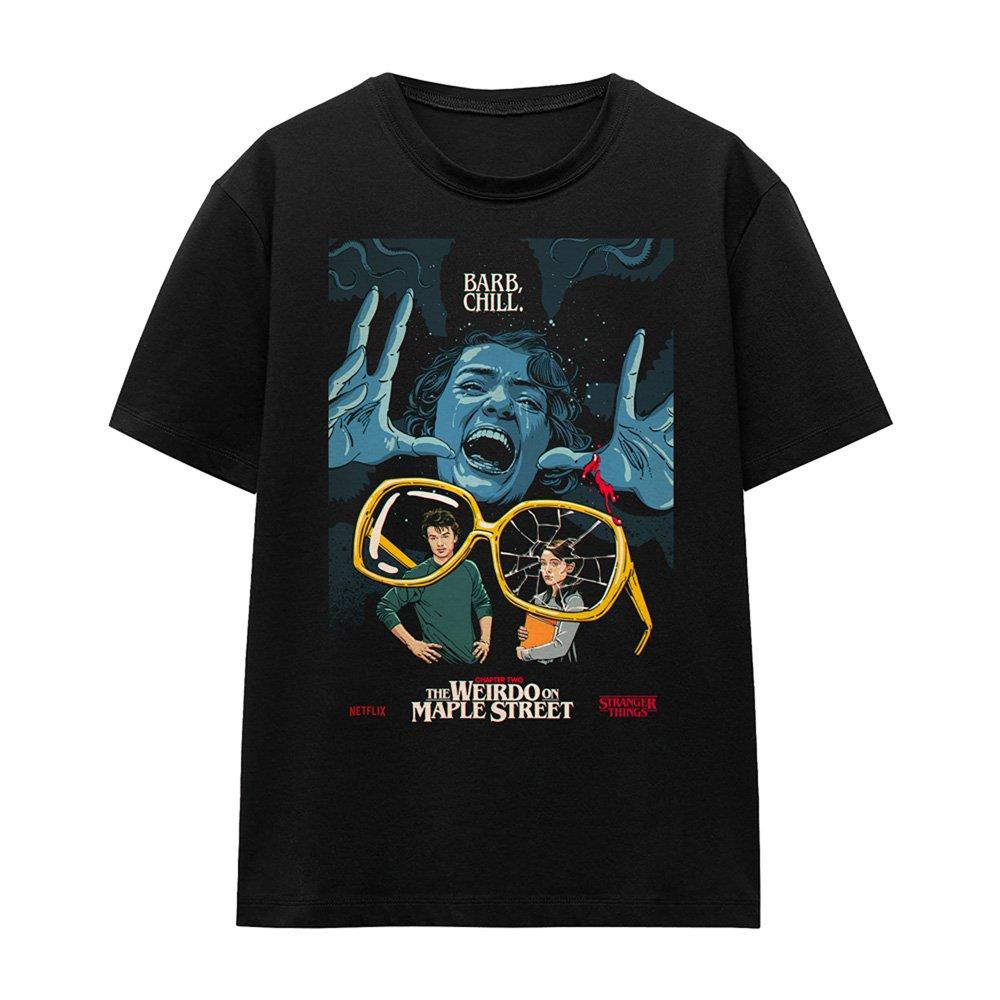 Black - Stranger Things - Stranger Things Butcher Billy S1 Ch2 T Shirt Blac - 4
