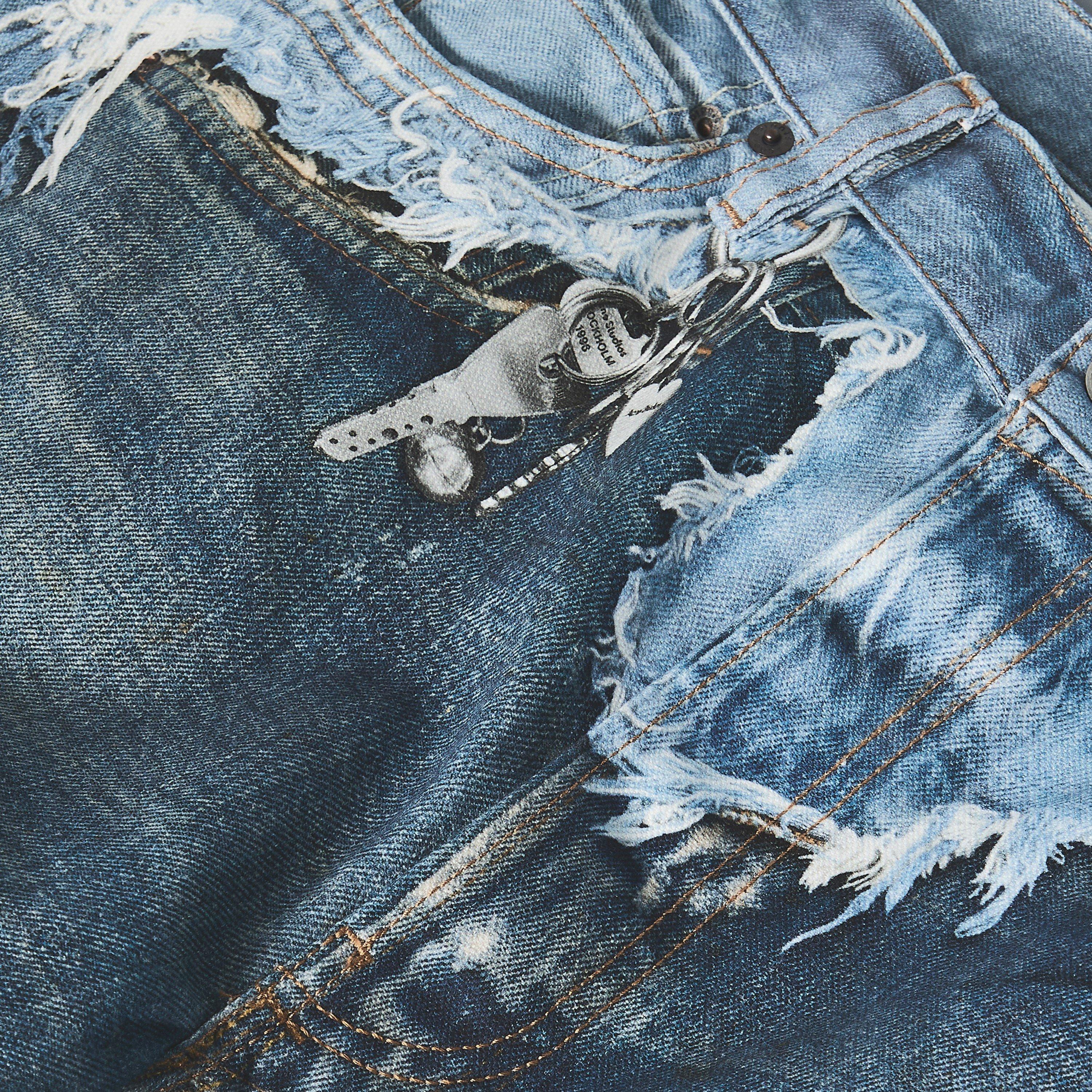 Blue - Acne Studios - Mens Trompe-LOeil Jeans - 5