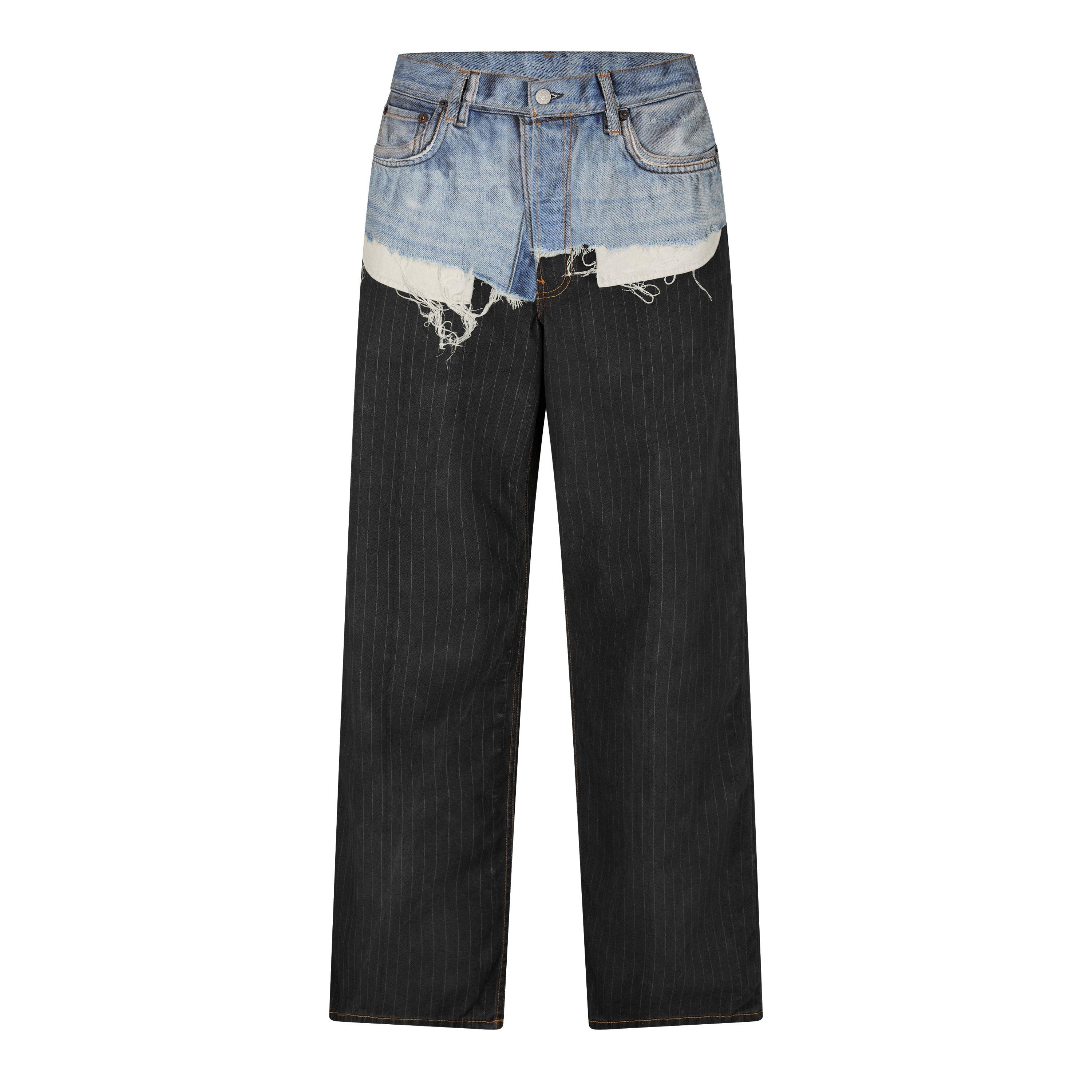 Acne Studios Men's Wide Leg Jeans - Black - Large