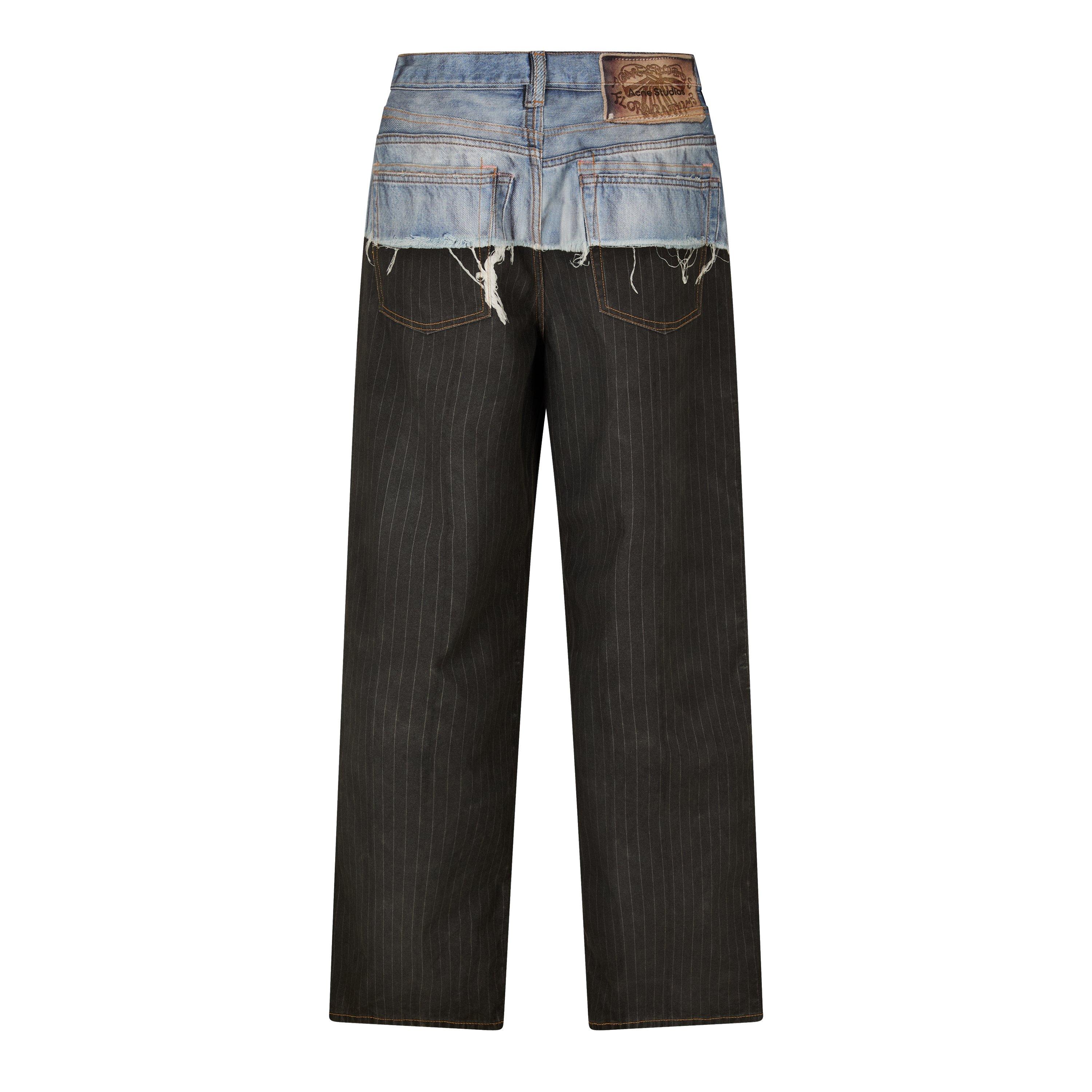 Black - Acne Studios - Men's Wide Leg Jeans - 2