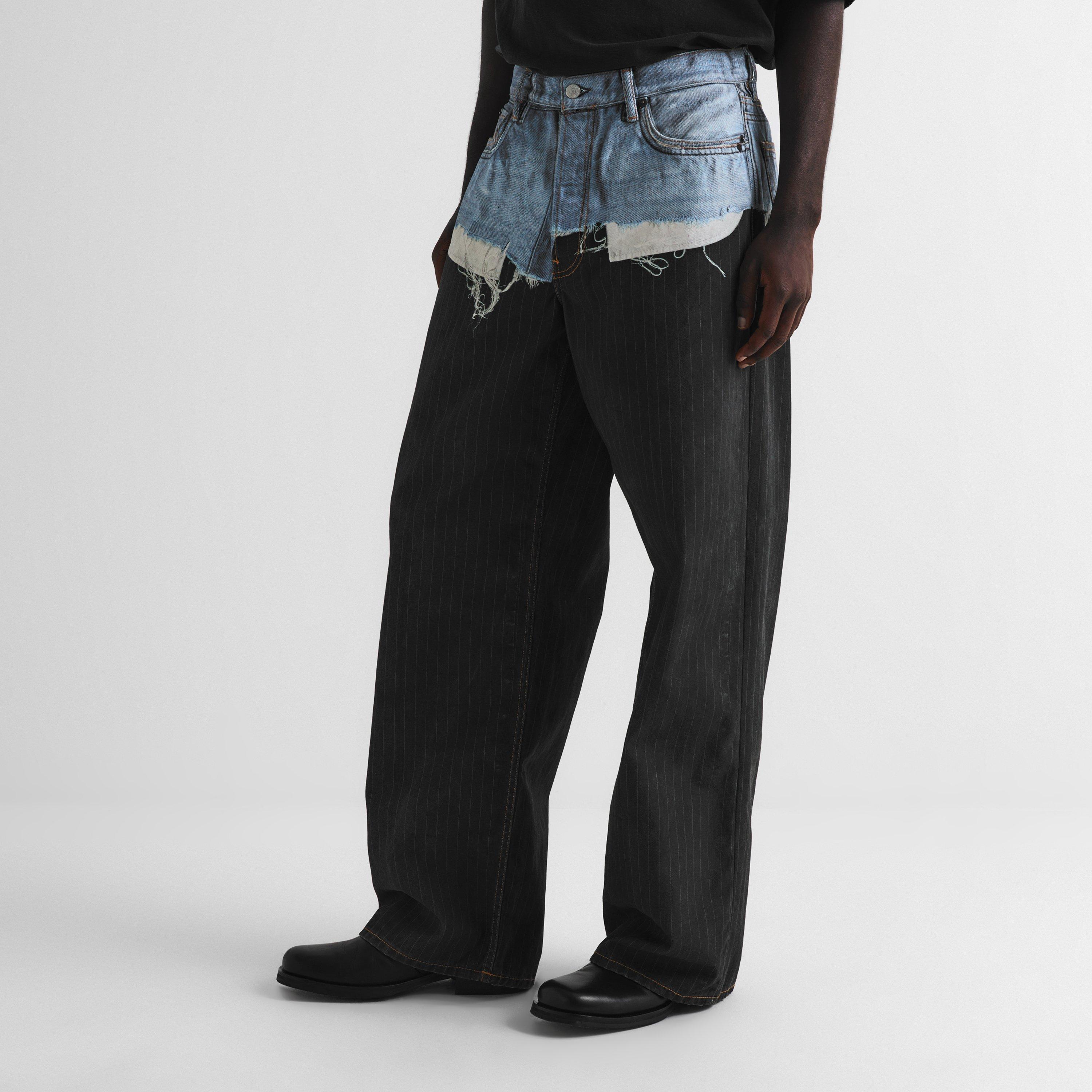 Black - Acne Studios - Men's Wide Leg Jeans - 3