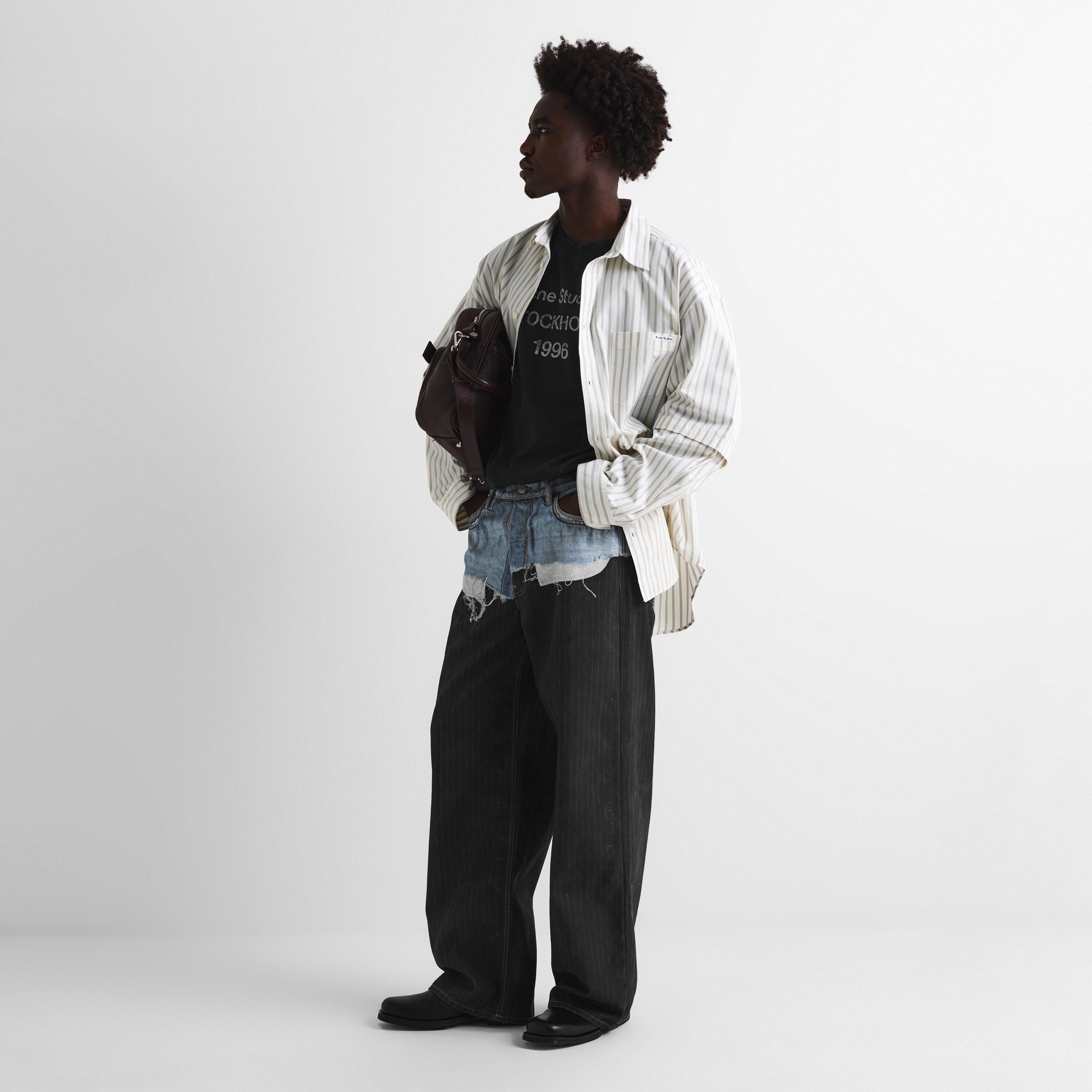 Black - Acne Studios - Men's Wide Leg Jeans - 6
