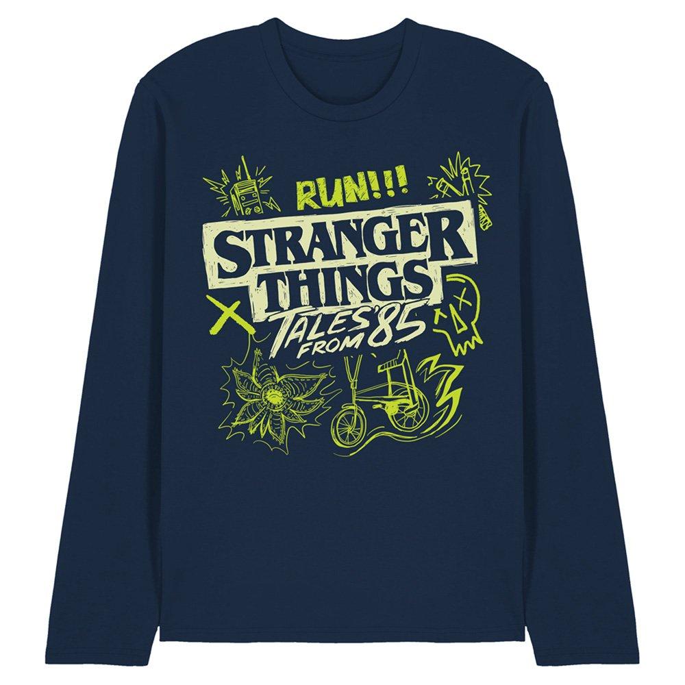 Navy - Stranger Things - Stranger Things Tales From 85 Graffiti Glow Long S - 1