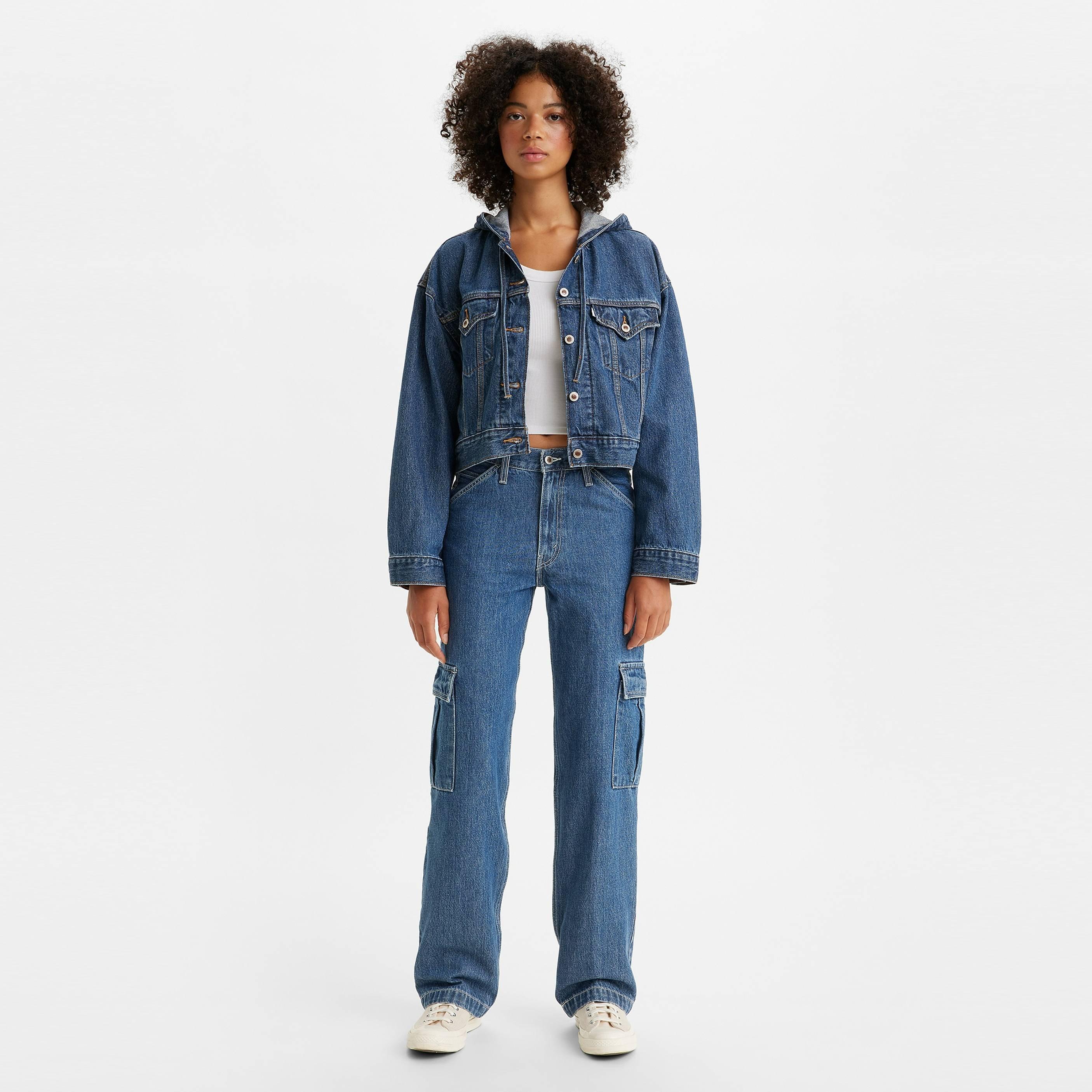 ImNeverWroStone - Levis - Women's Baggy Wide Leg Jeans - 1