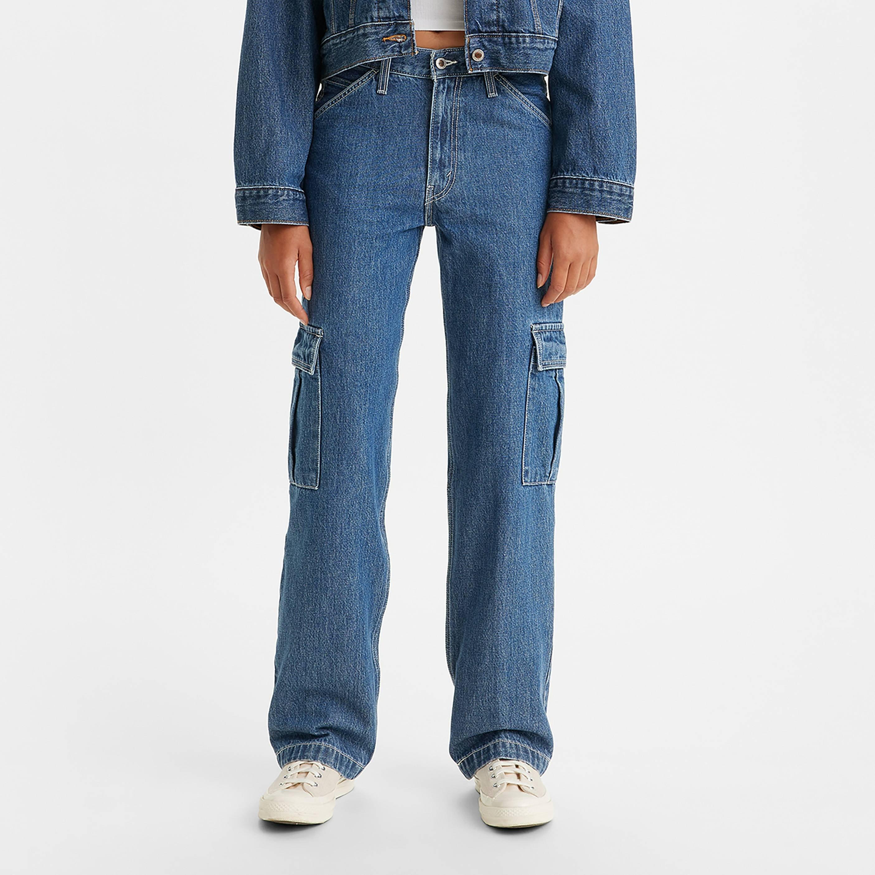 ImNeverWroStone - Levis - Women's Baggy Wide Leg Jeans - 2