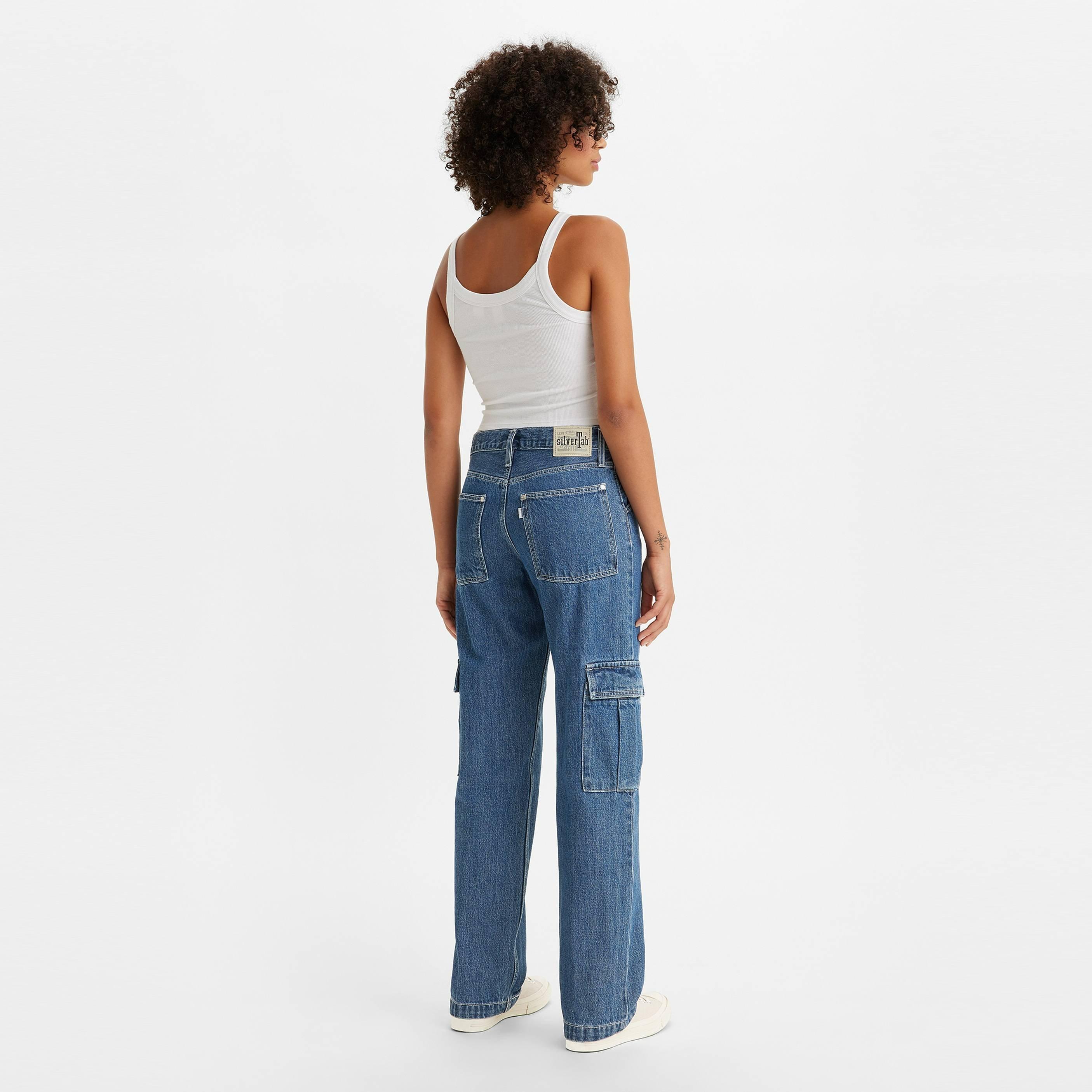ImNeverWroStone - Levis - Women's Baggy Wide Leg Jeans - 4