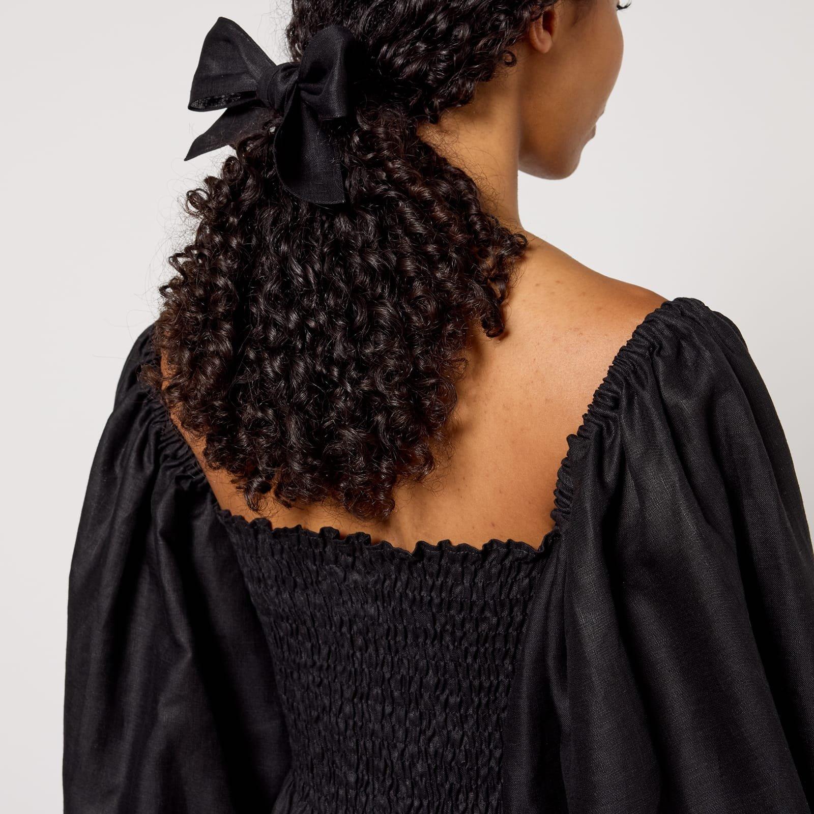 Black - Sleeper - Atlanta Linen Dress - 2