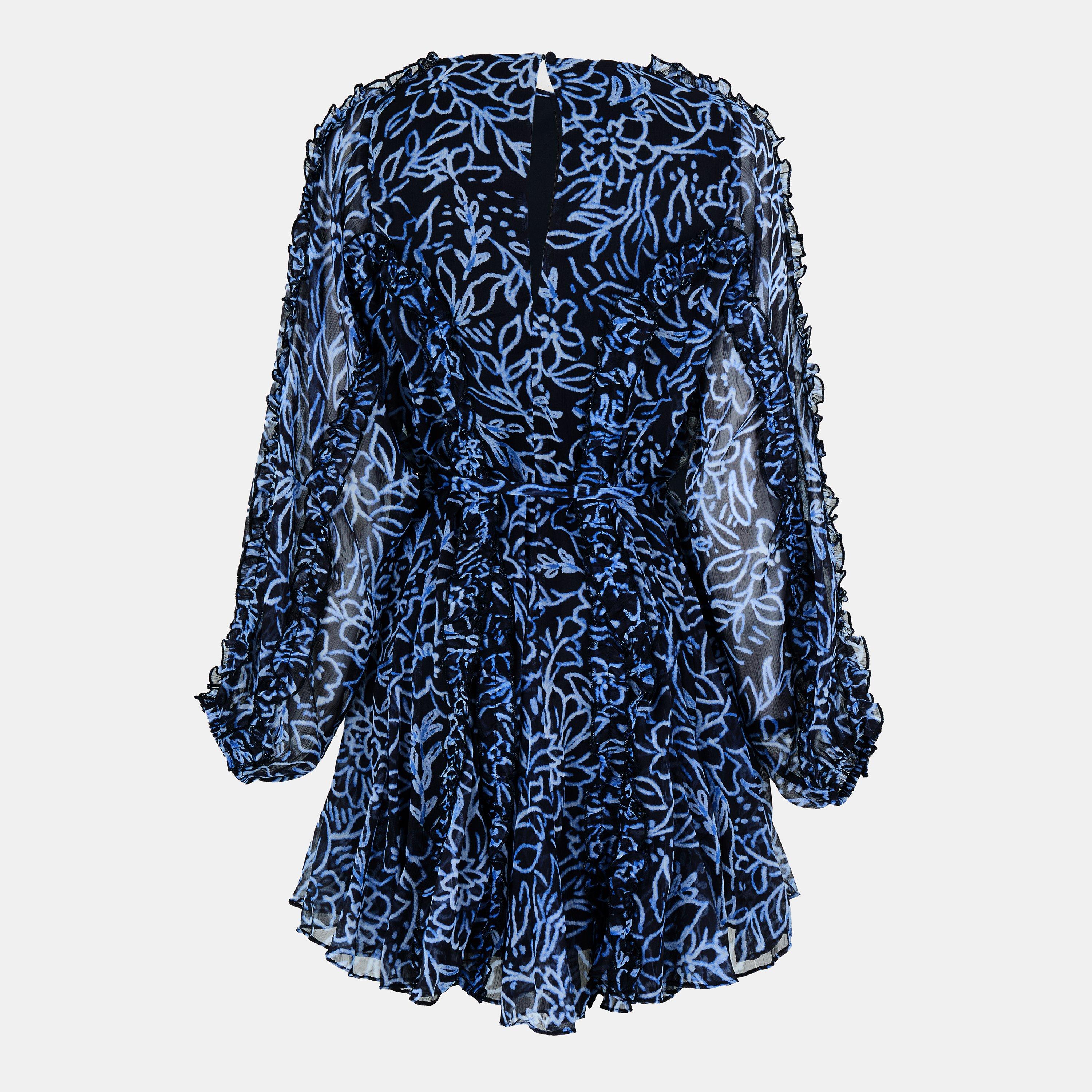 Navy Multi - French Connection - Women's Anna Mini Dress - 2