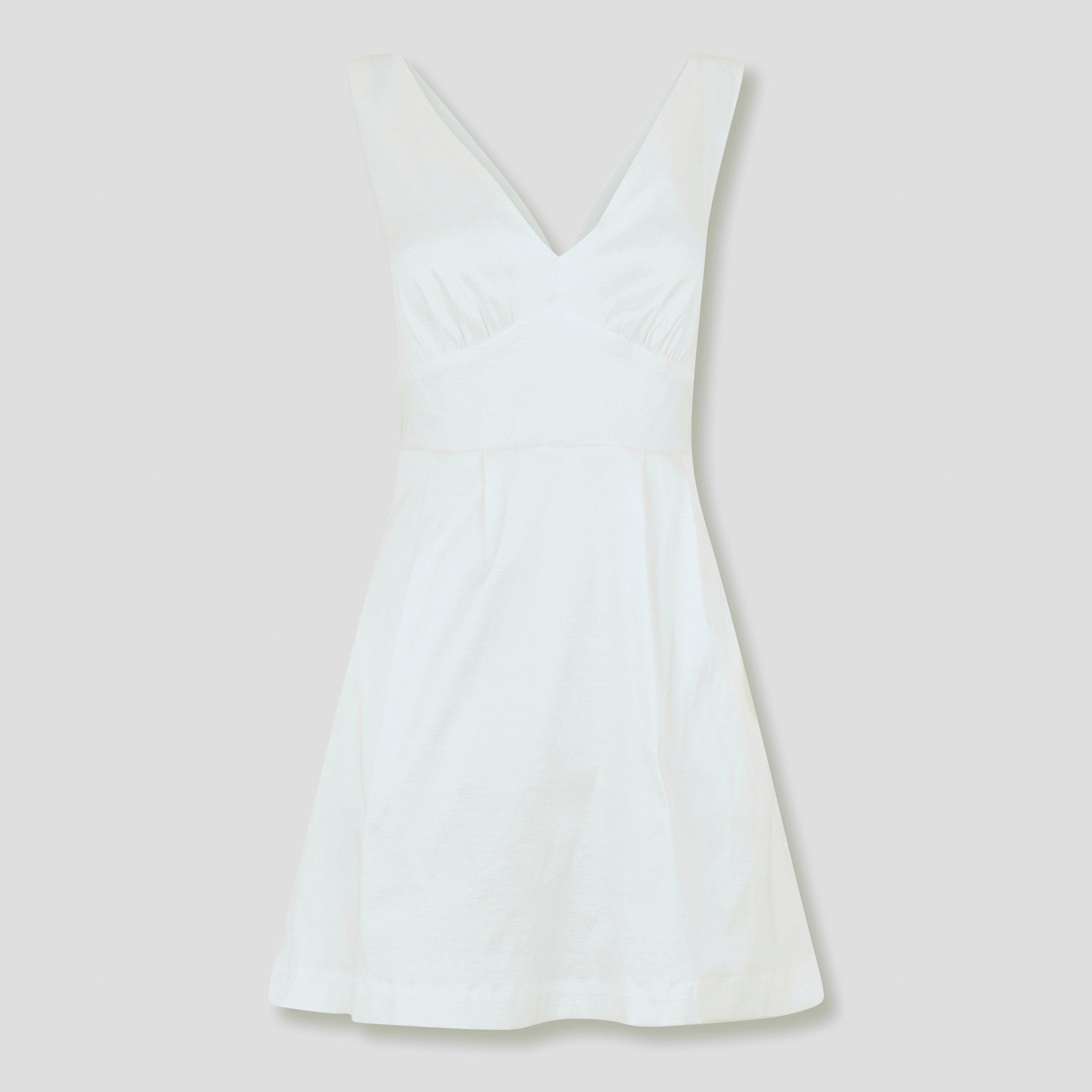 Summer White - French Connection - Women's Carey Bow Tailored Mini Dress - 1