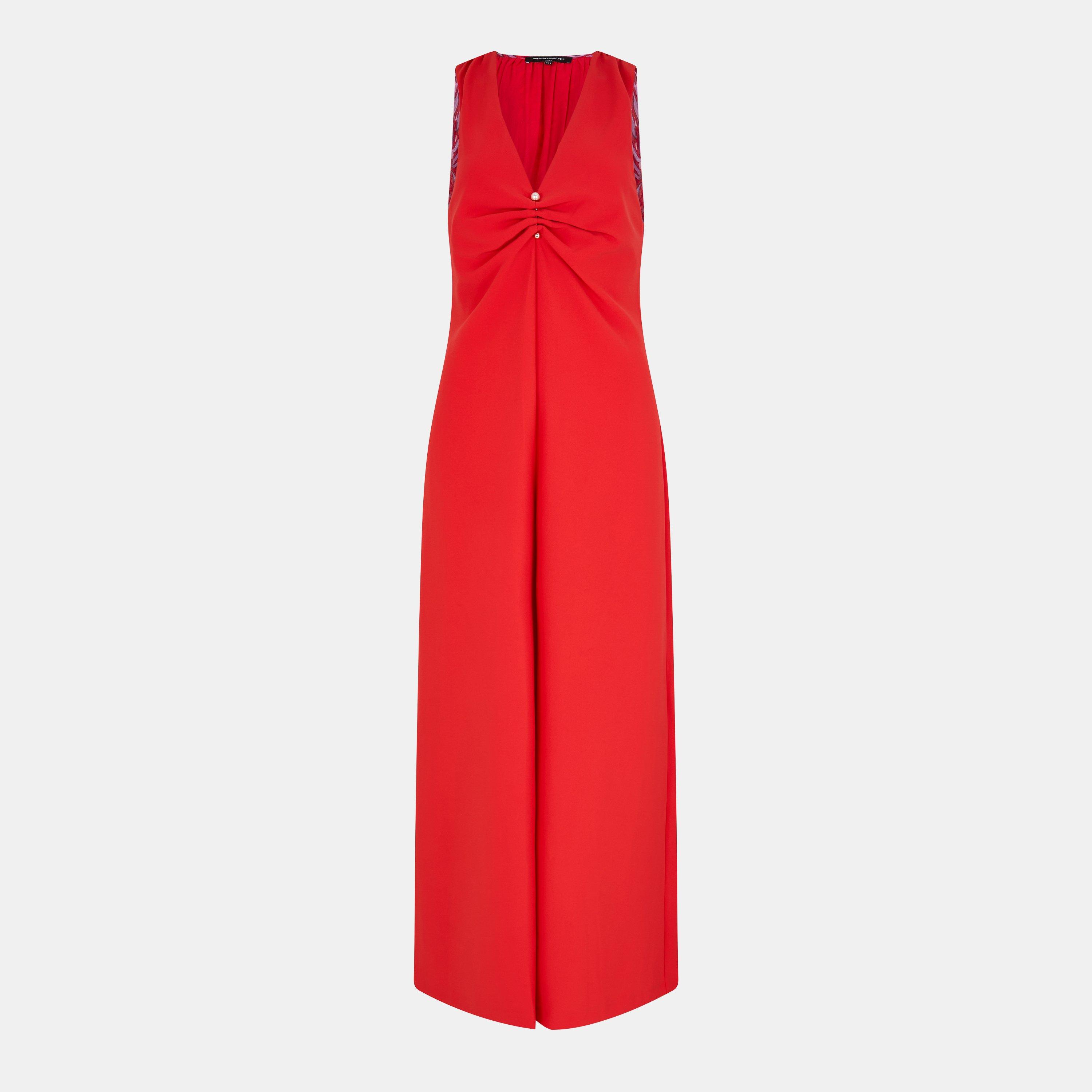 Poppy Red - French Connection - Women's Arelette Jumpsuit - 1