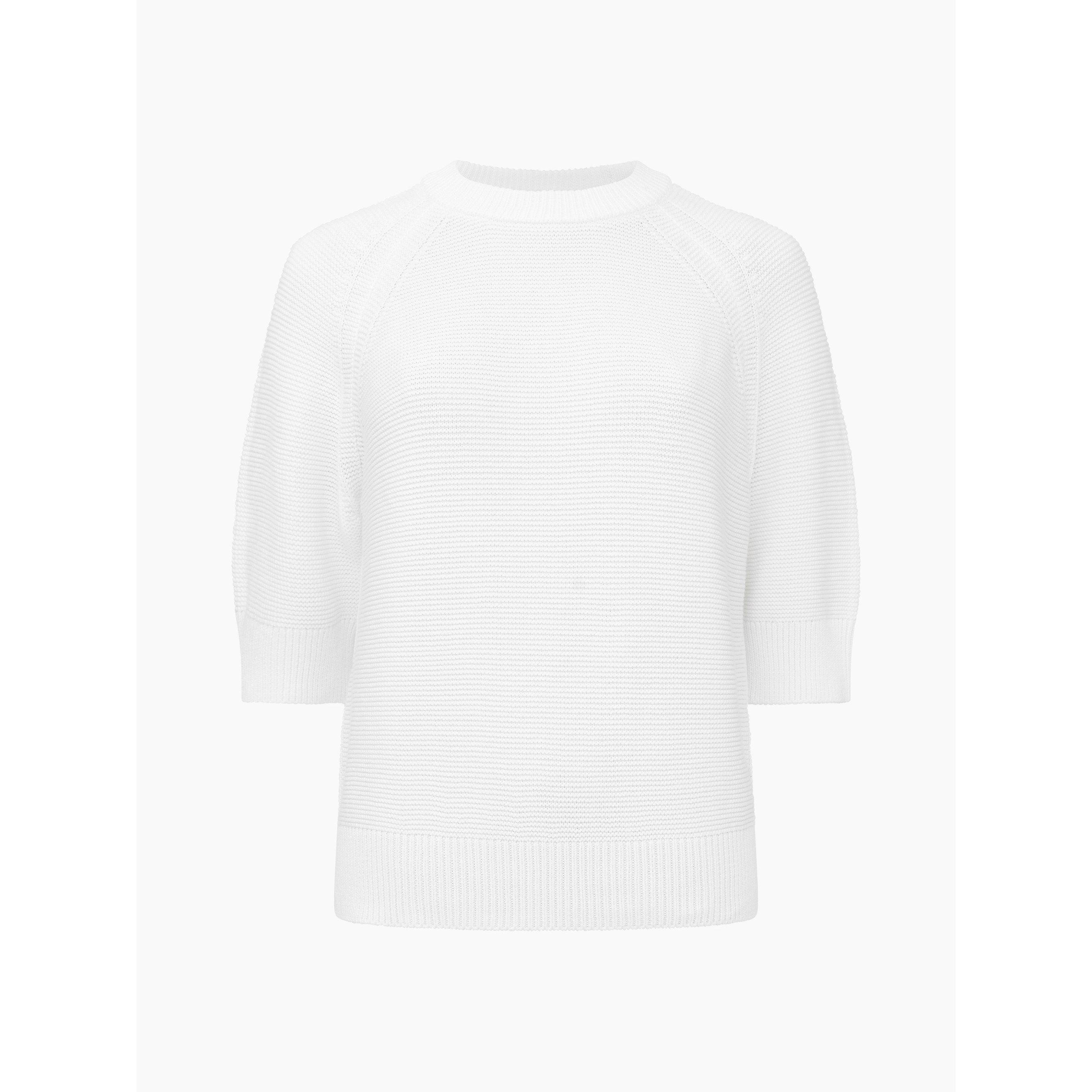 French Connection Women's Lily Mozart Crew Neck Jumper - Summer White - 8 (XS)