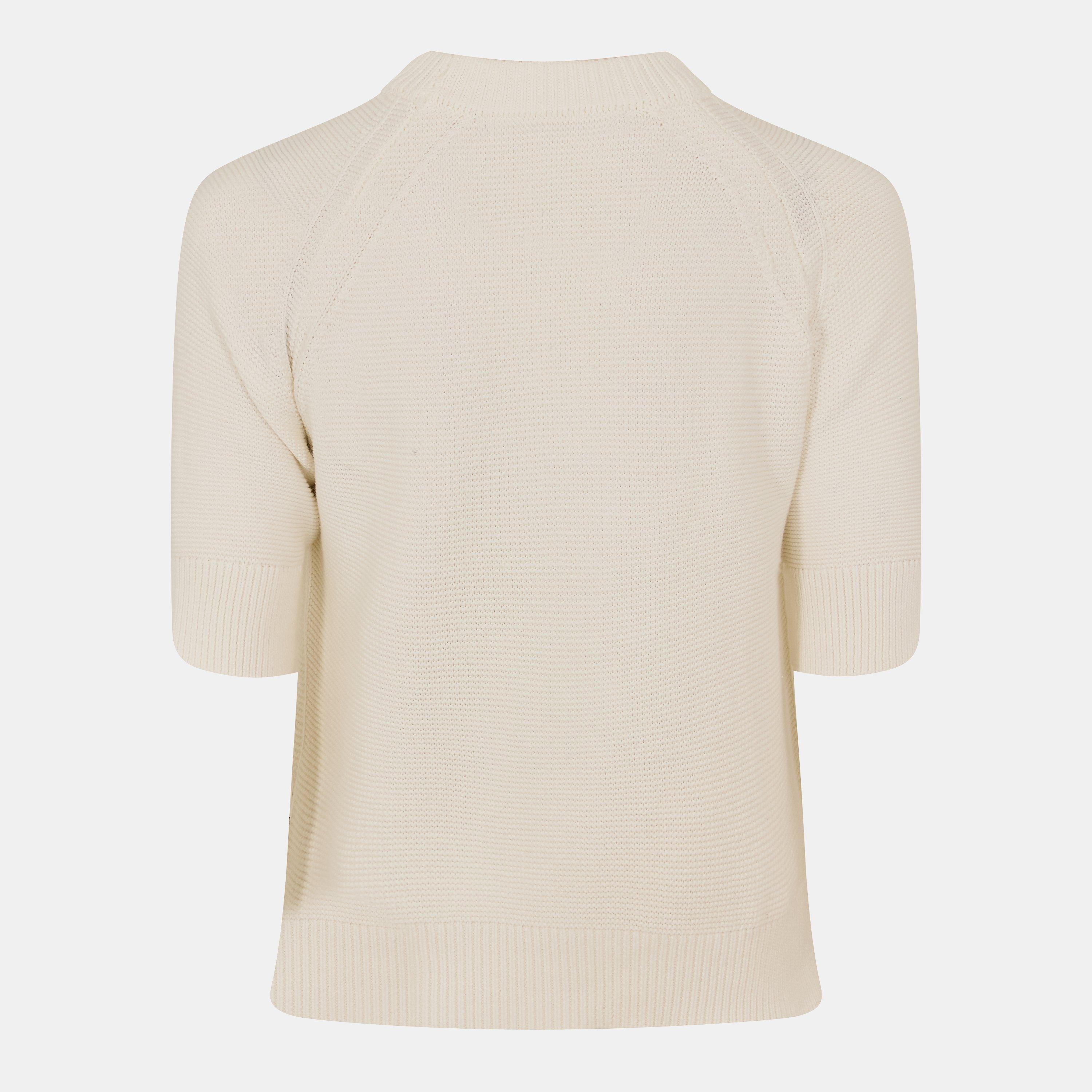 Summer White - French Connection - Women's Lily Mozart Crew Neck Jumper - 2