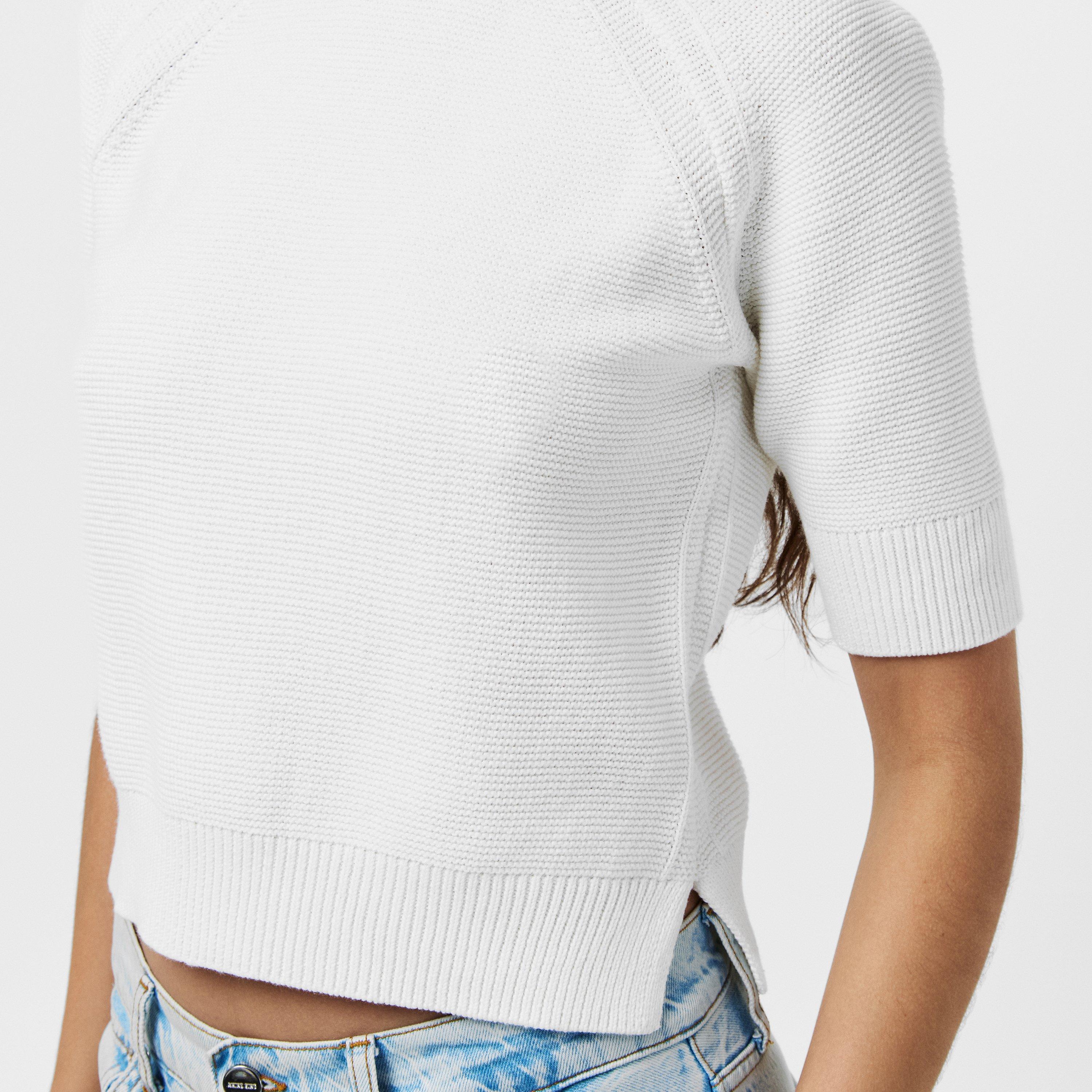 Summer White - French Connection - Women's Lily Mozart Crew Neck Jumper - 5