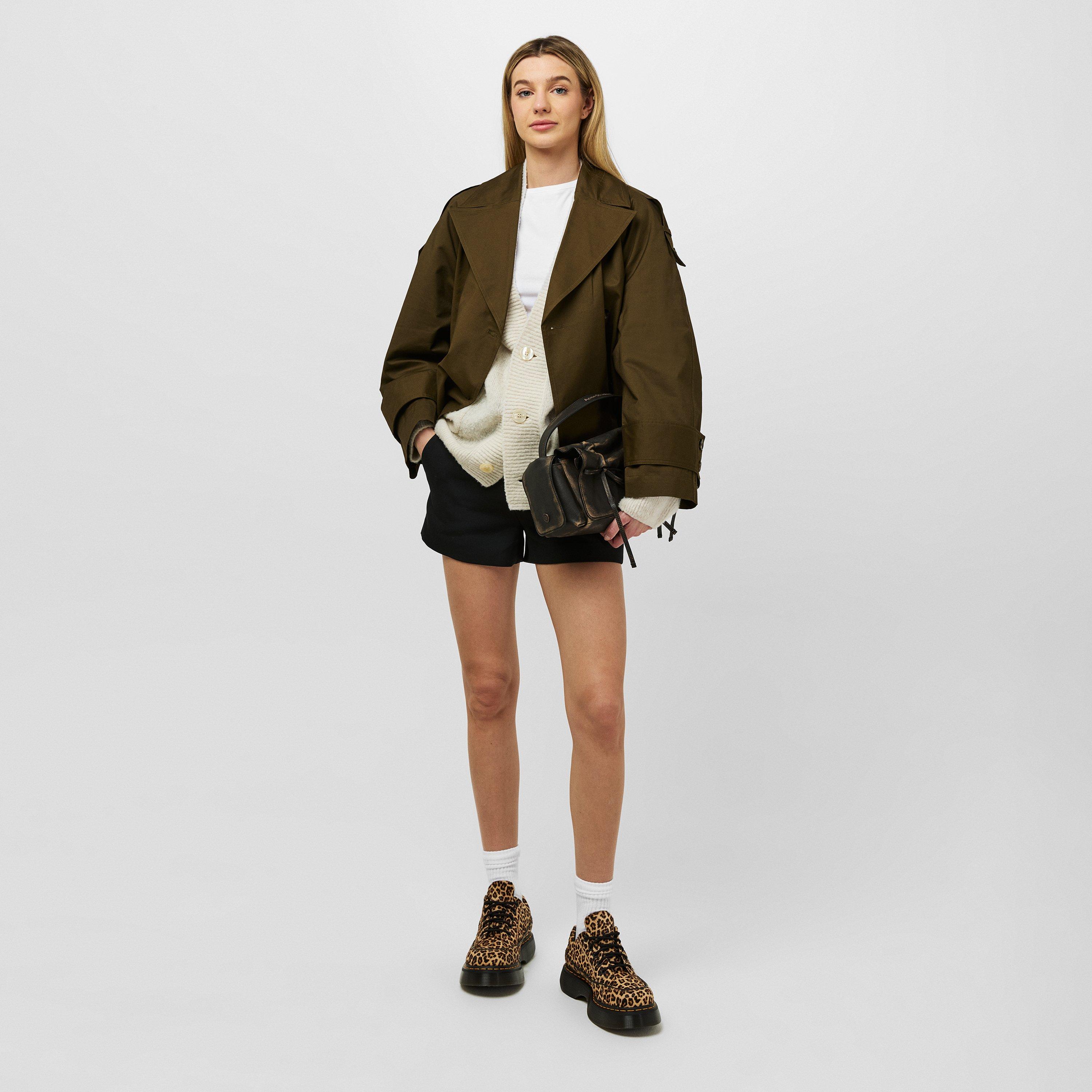 Khaki - French Connection - Women's Denby Weather-Resistant Belted Trench Coat - 6