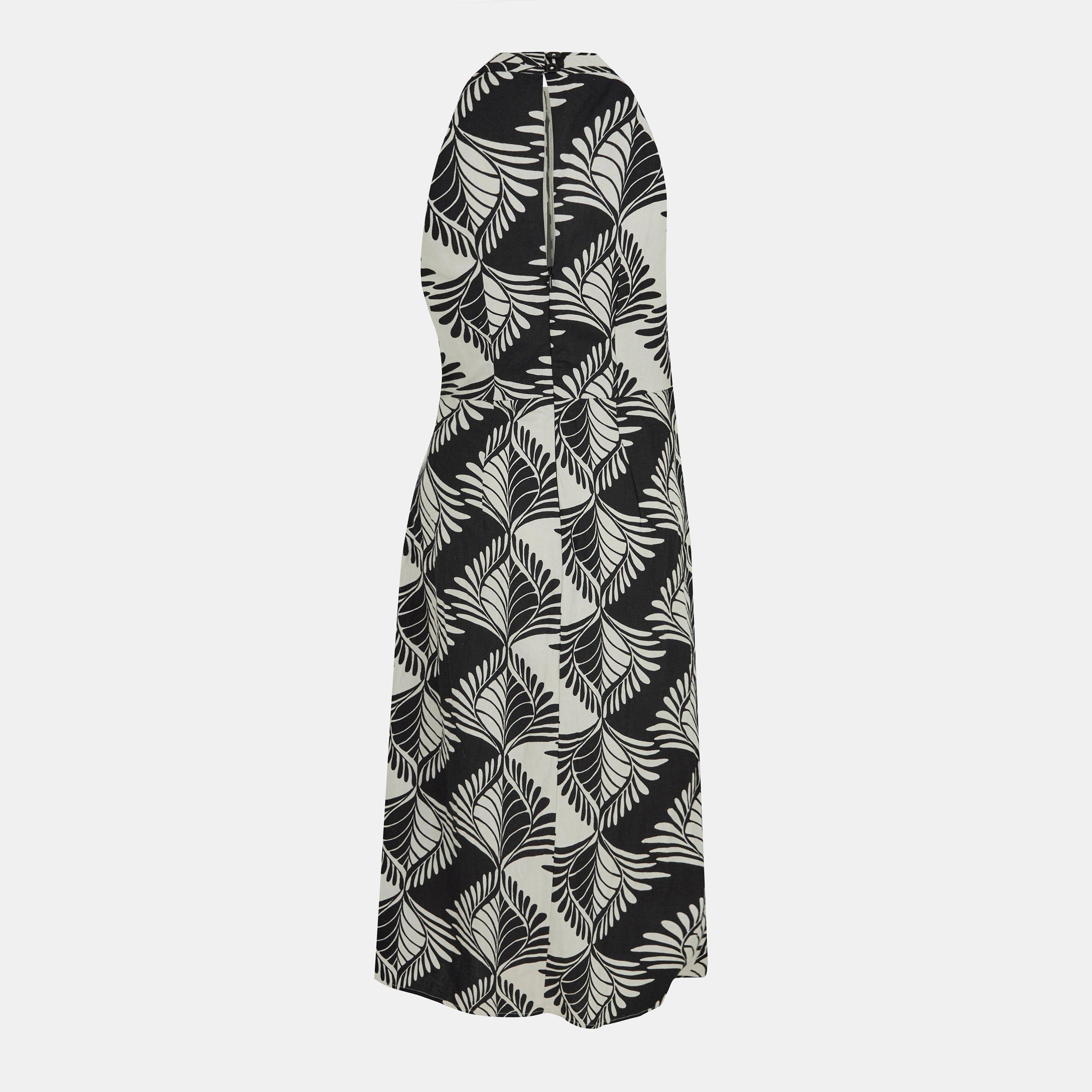 Black/Cream - French Connection - Women's Ariette Crossover Wrap Dress - 2