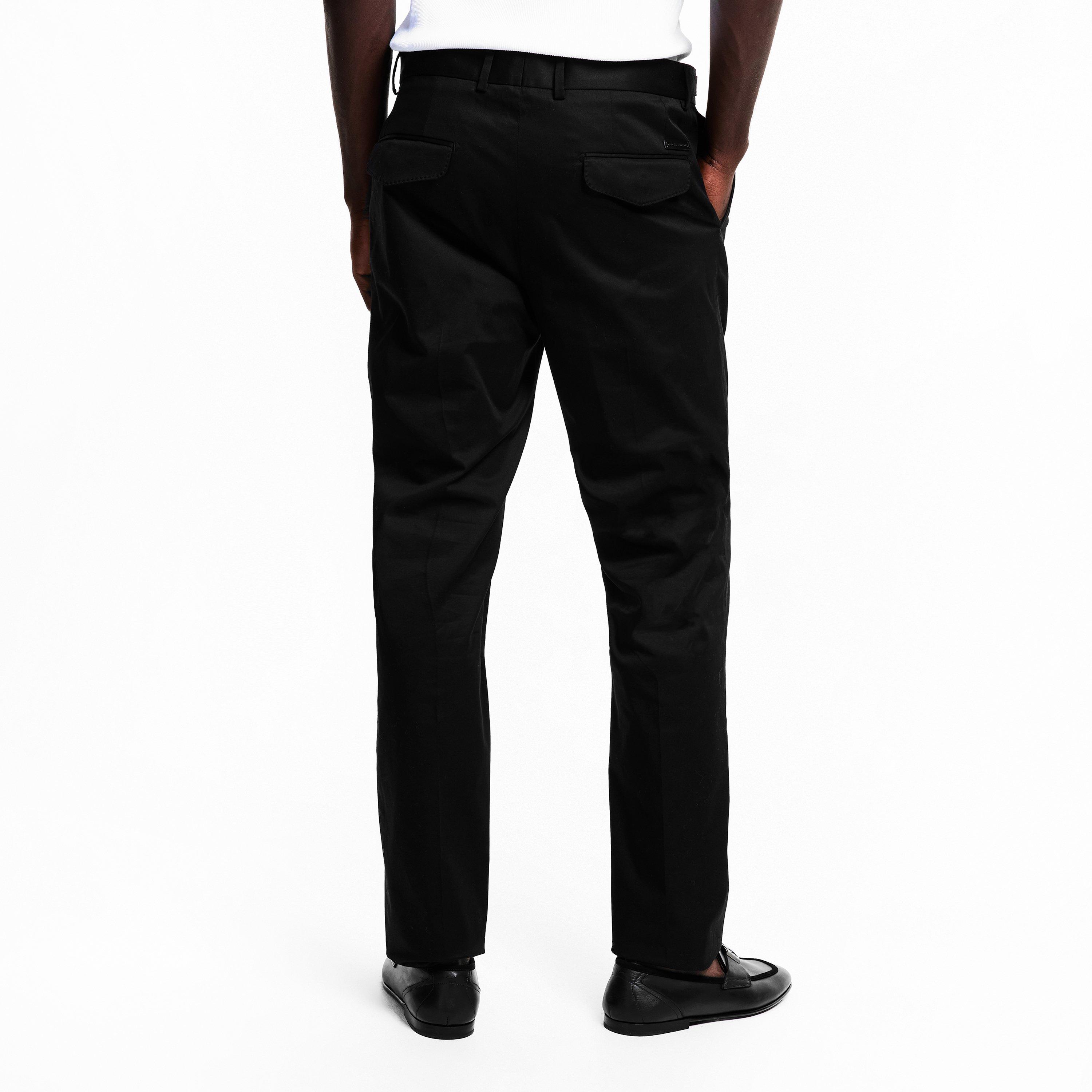 Black - Dolce and Gabbana - Mens Gabardine Trousers - 4