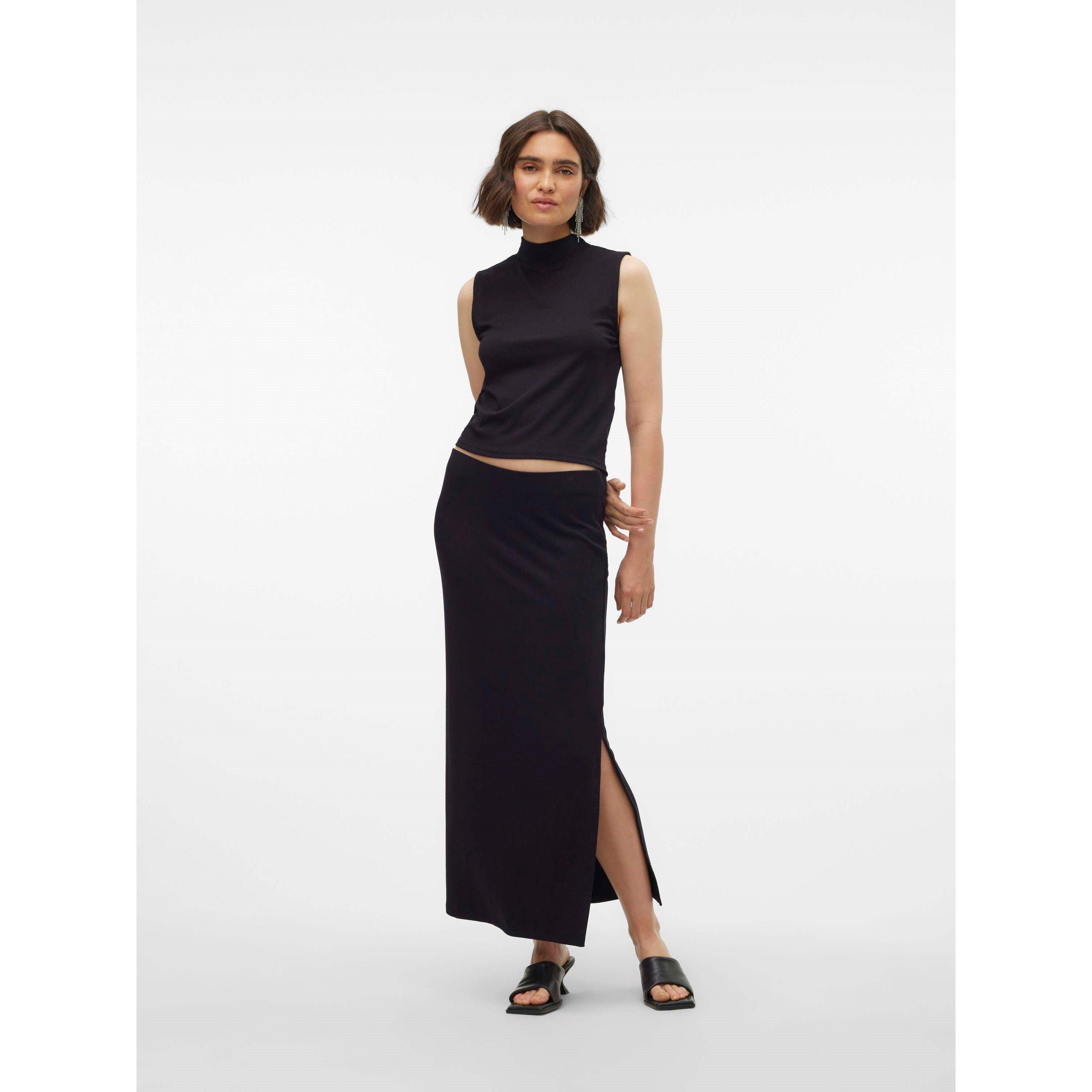 Schwarz - Vero Moda - Midi Skirt - 6