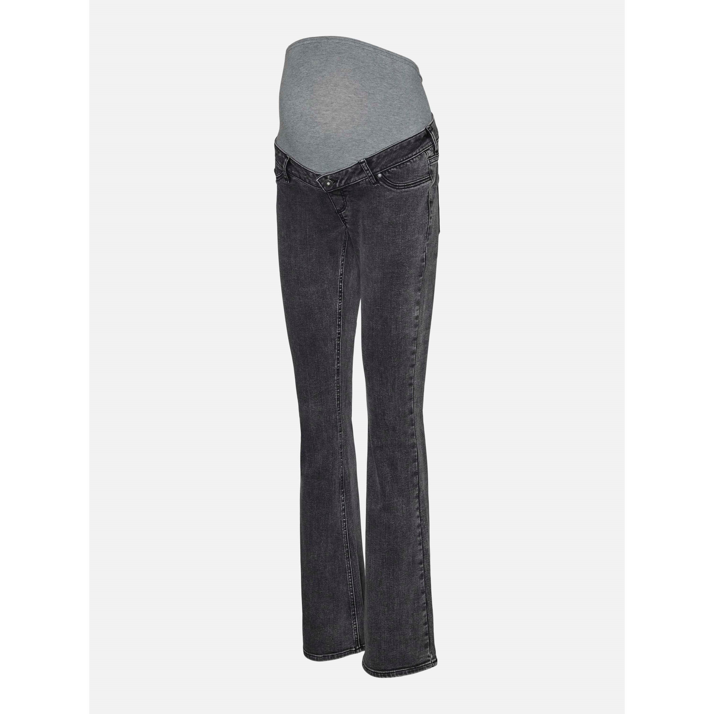 Mamalicious Women's Bootcut Jeans - Black - 27 L32