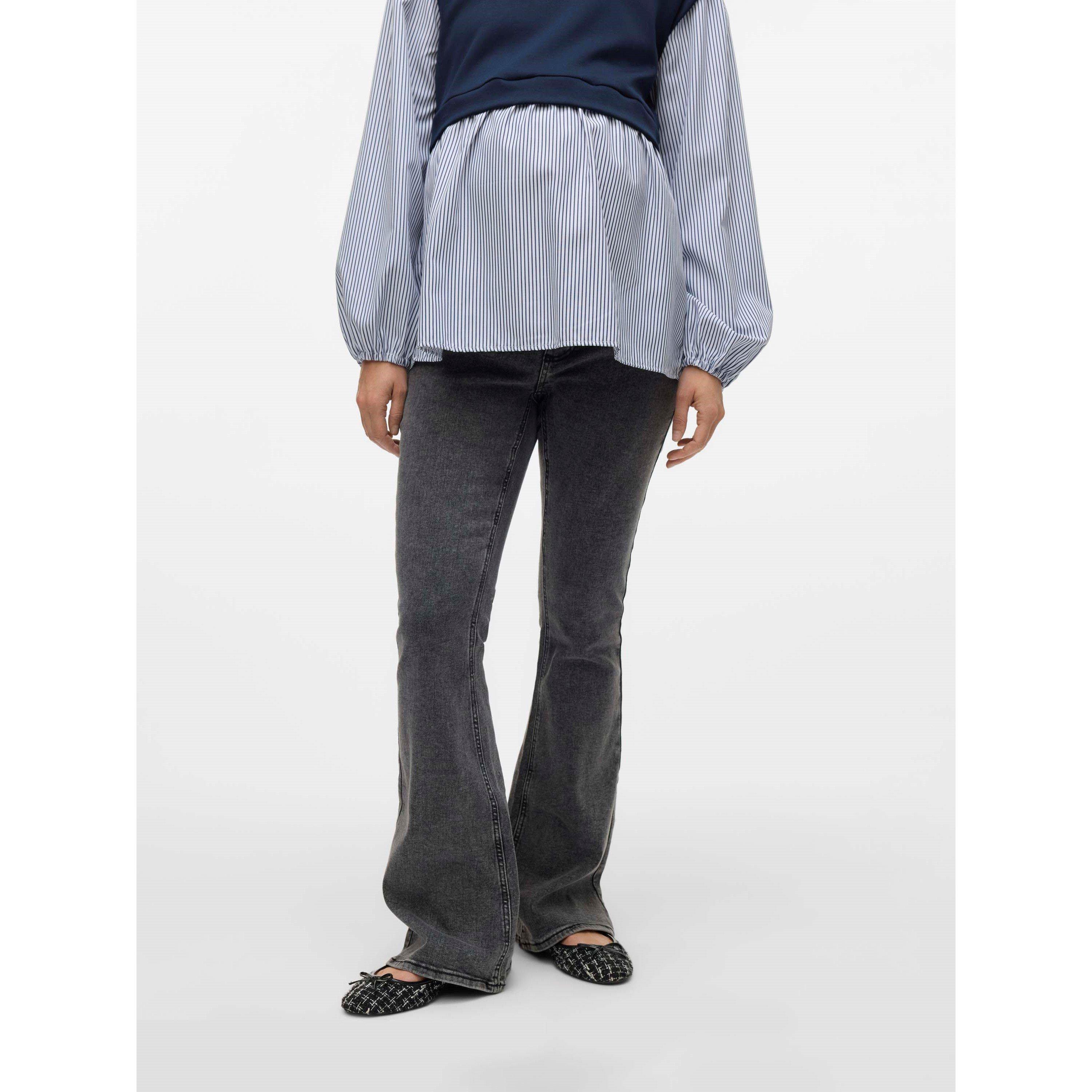 Black - Mamalicious - Bootcut Jeans - 3