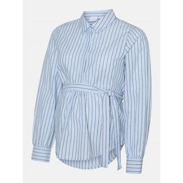 Mamalicious Mama Long-Sleeve Patterned Shirt