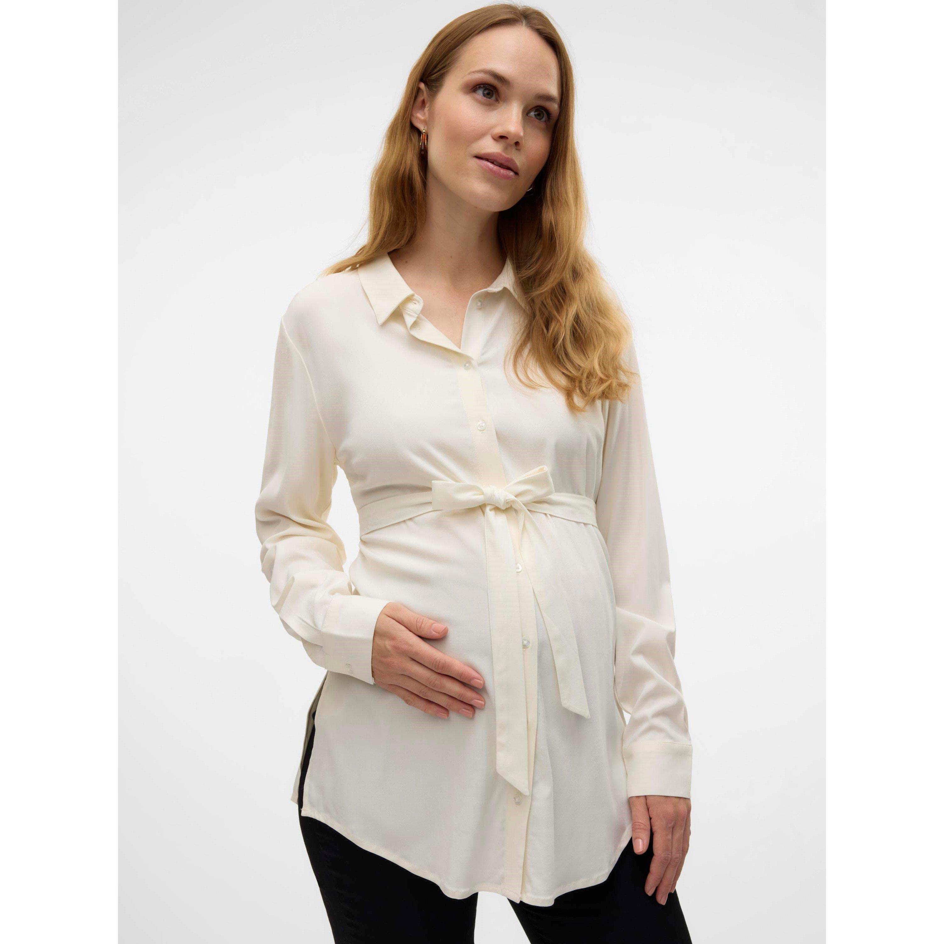 Kridhvid - Mamalicious - Long-Sleeve Patterned Shirt - 2