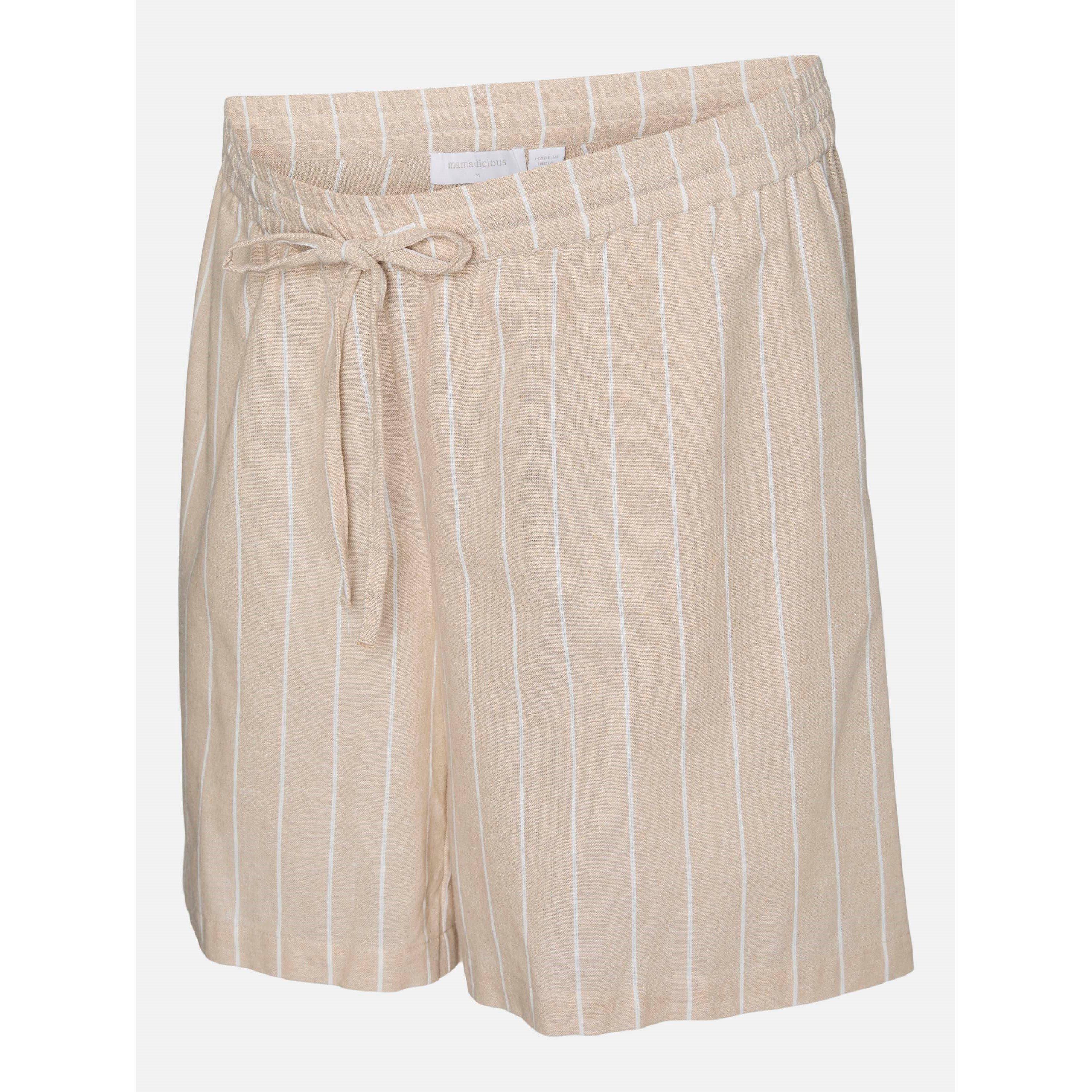 Humus - Mamalicious - Women's Mama Denim Shorts - 1