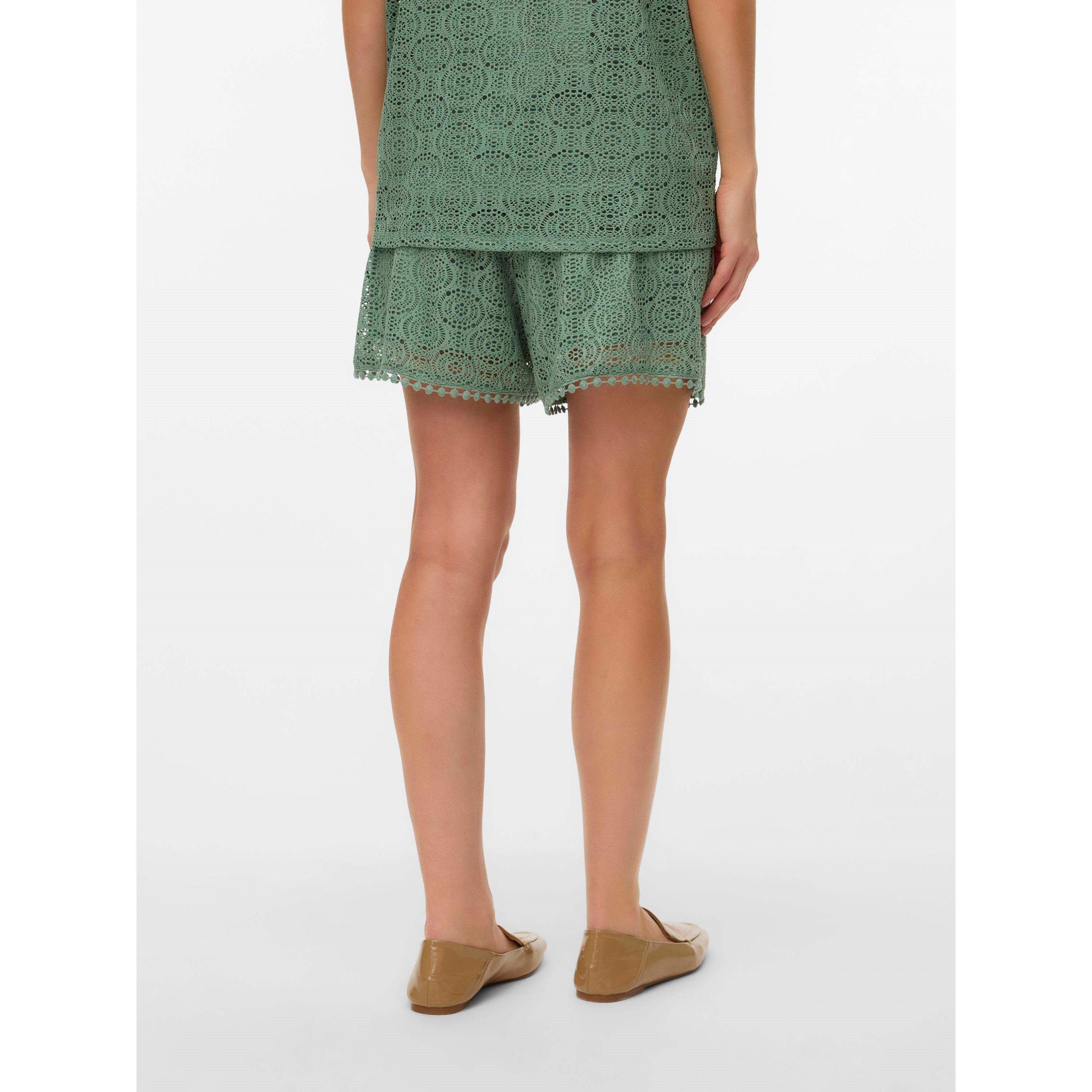 Hedge Green - Mamalicious - Denim Shorts - 3