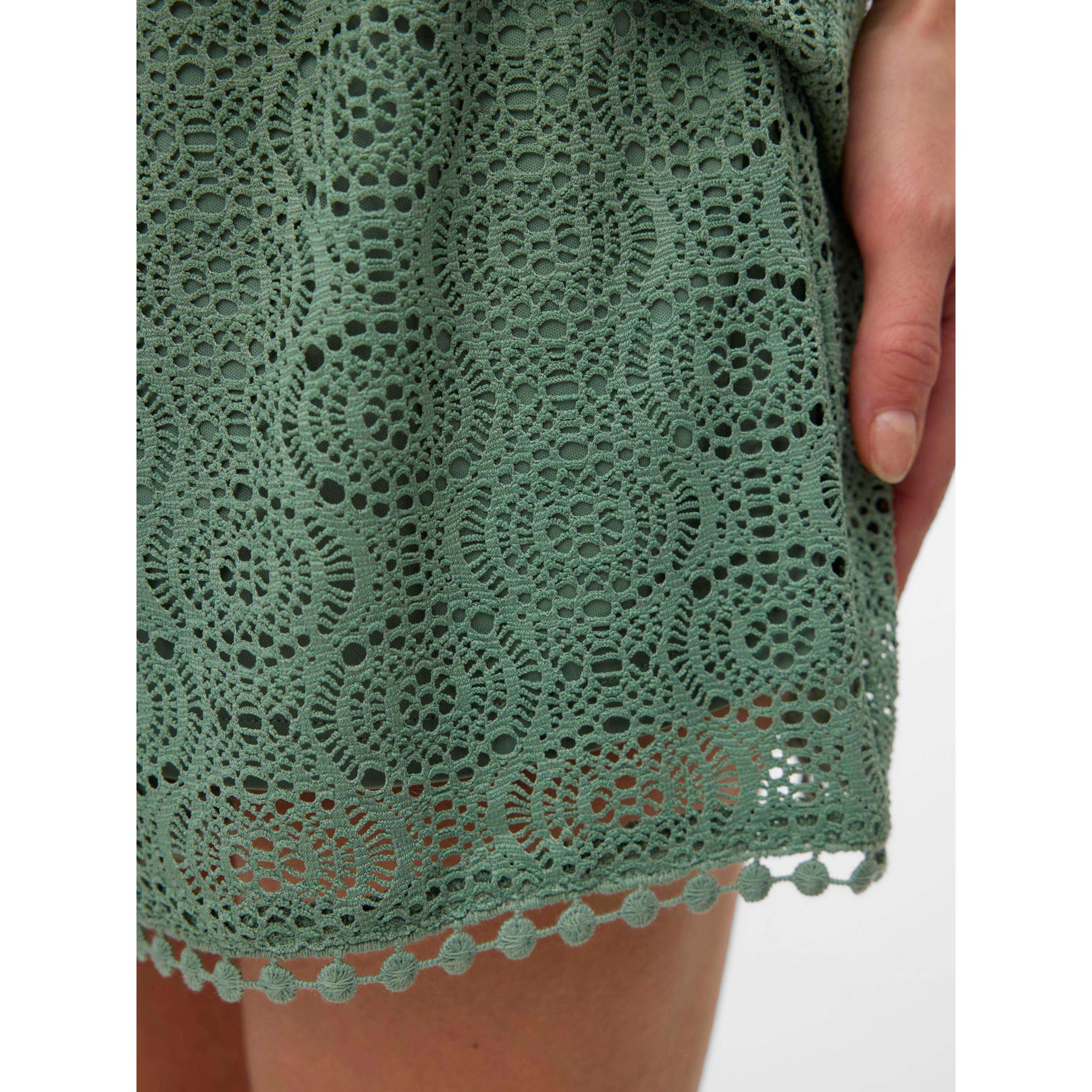 Hedge Green - Mamalicious - Denim Shorts - 4