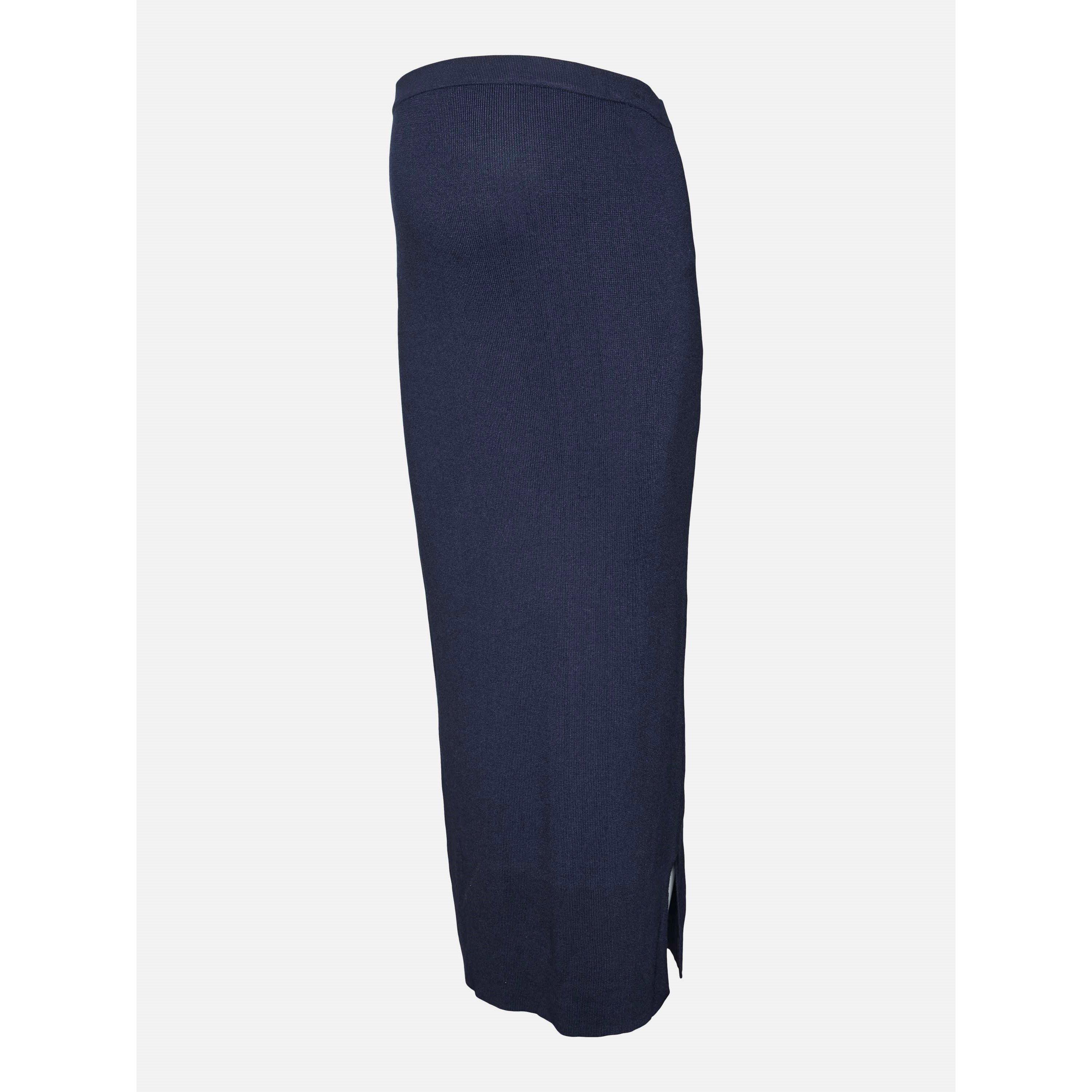 Mamalicious Women's Mama Midi Skirt - Navy Blazer - 12 (M)