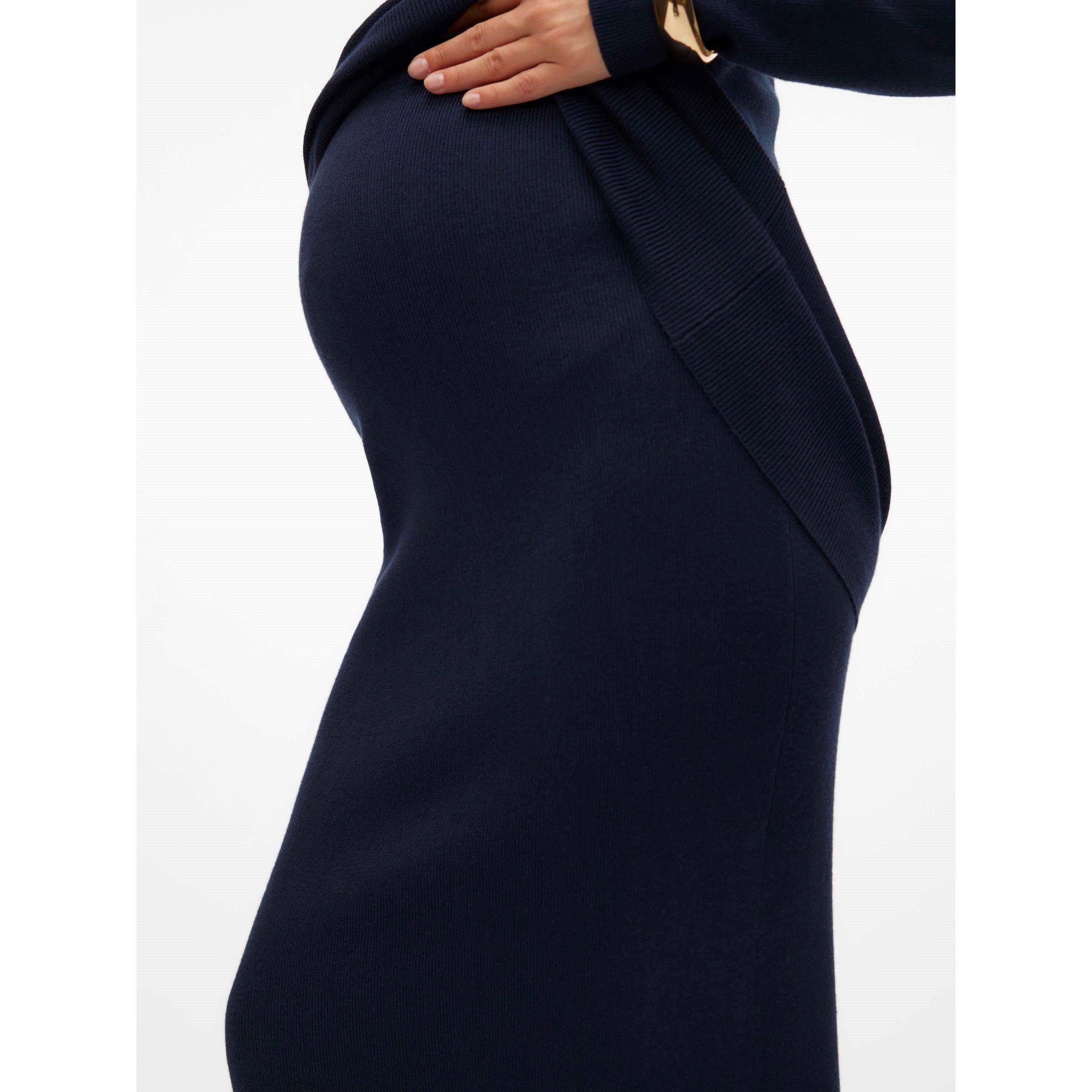 Navy Blazer - Mamalicious - Mama Midi Skirt - 4