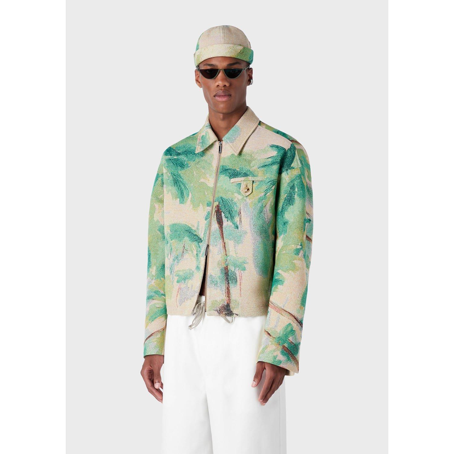 Green - Emporio Armani - Emporio Armani Blouson Softshell Jacket Mens - 1