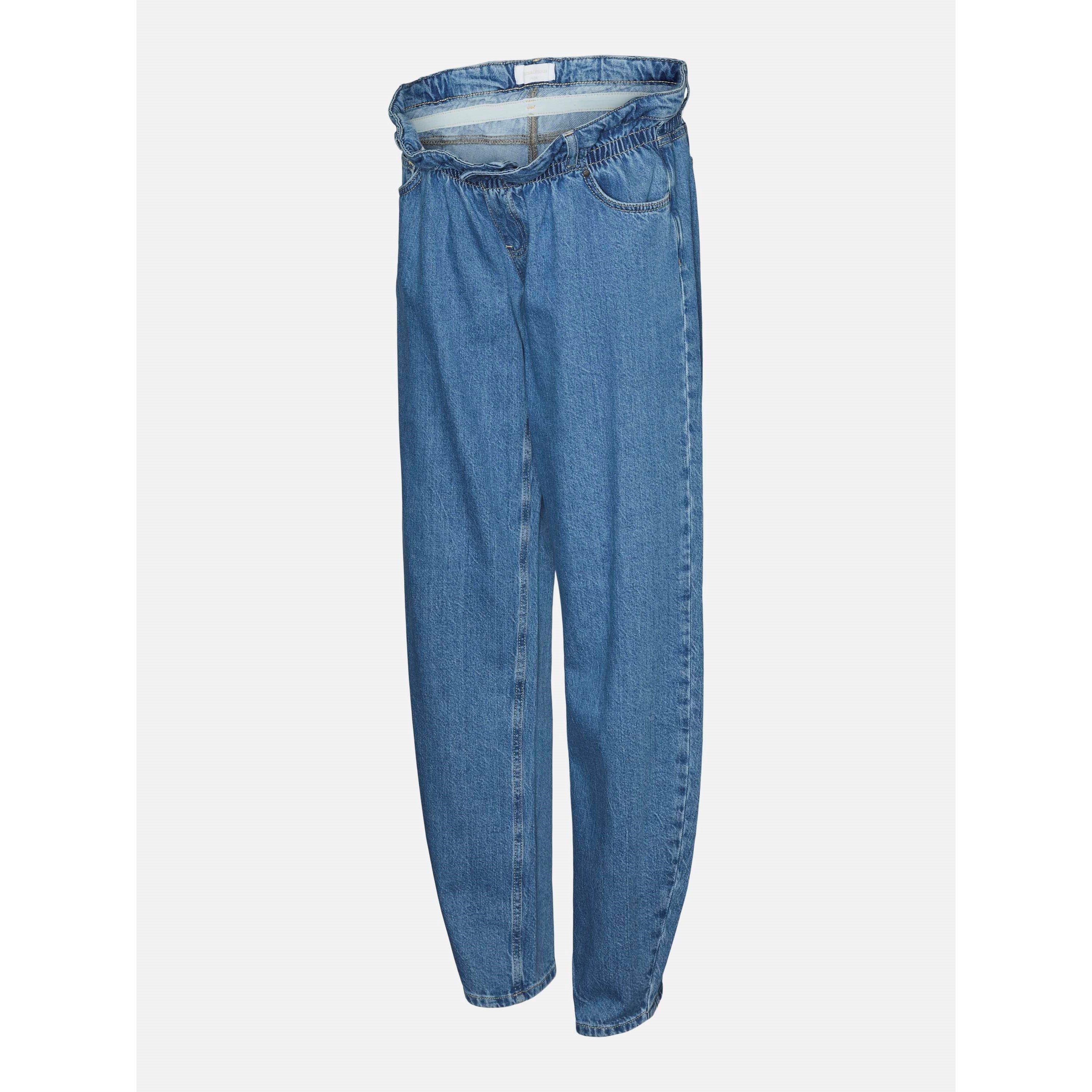Hellblaue Jeans - Mamalicious - Women's Straight Leg Jeans - 1