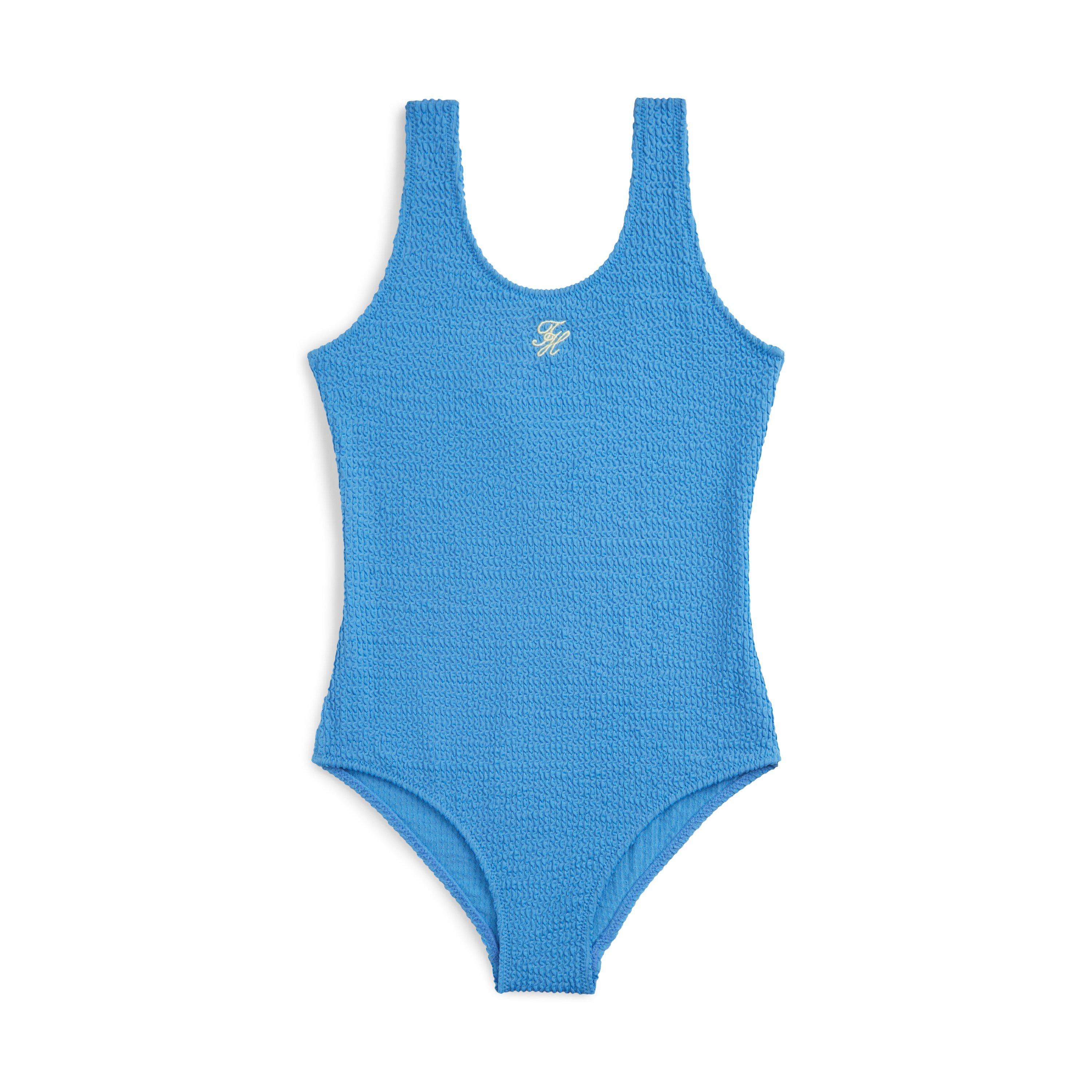 Tommy Hilfiger Kids' Scoop Neck Swimsuit - Blue C39 - Size 8-10Y