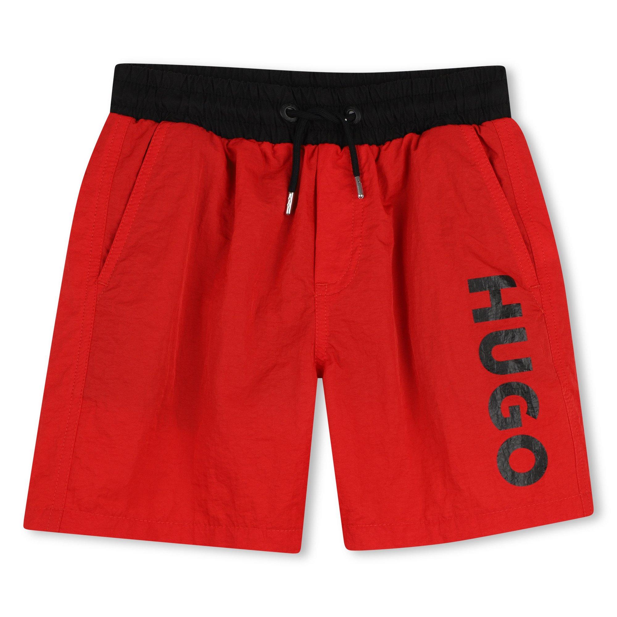 Hugo Kids' Swimming Trunks - Bright Red 990 - Size 12Y
