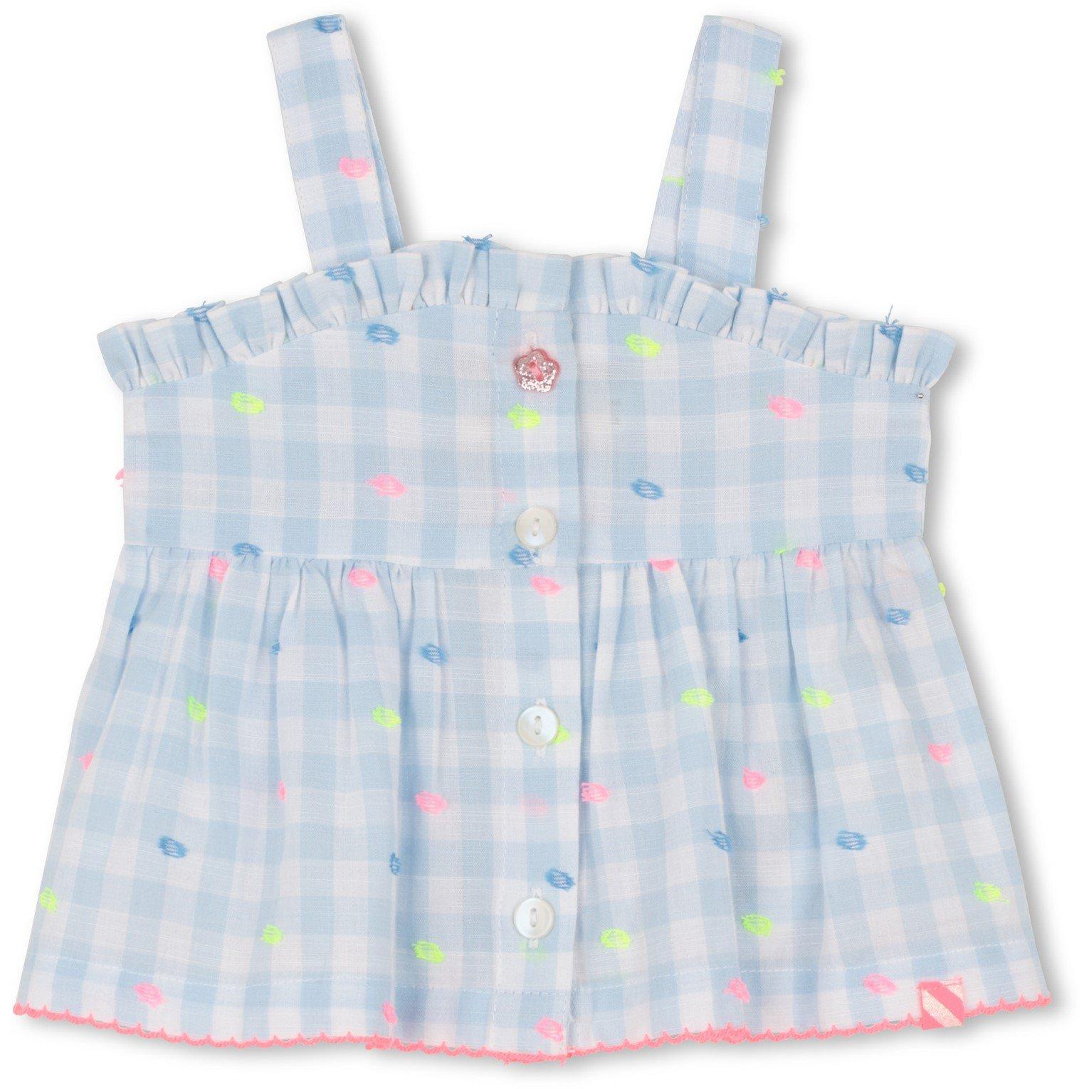 Blue White V21 - Billieblush - BilBlsh Gingham Set In62 - 3