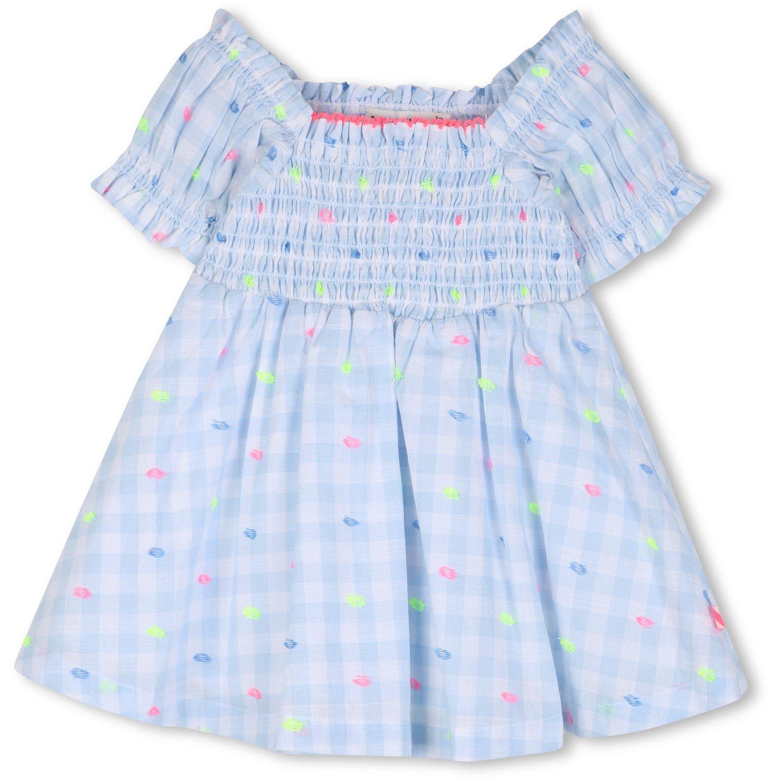 Blue White V21 - Billieblush - BilBlsh Ginghm Dress In62 - 1