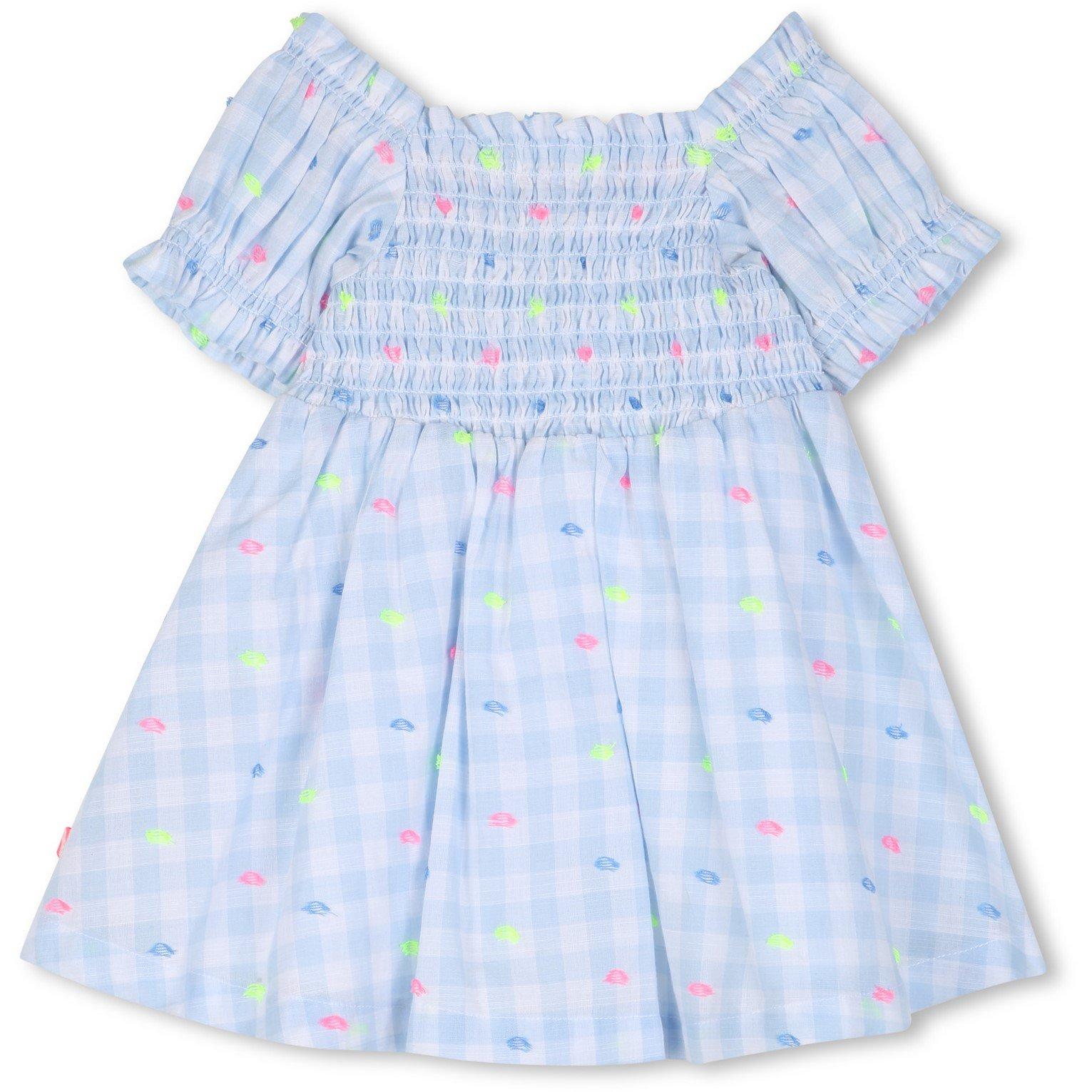 Blue White V21 - Billieblush - BilBlsh Ginghm Dress In62 - 2