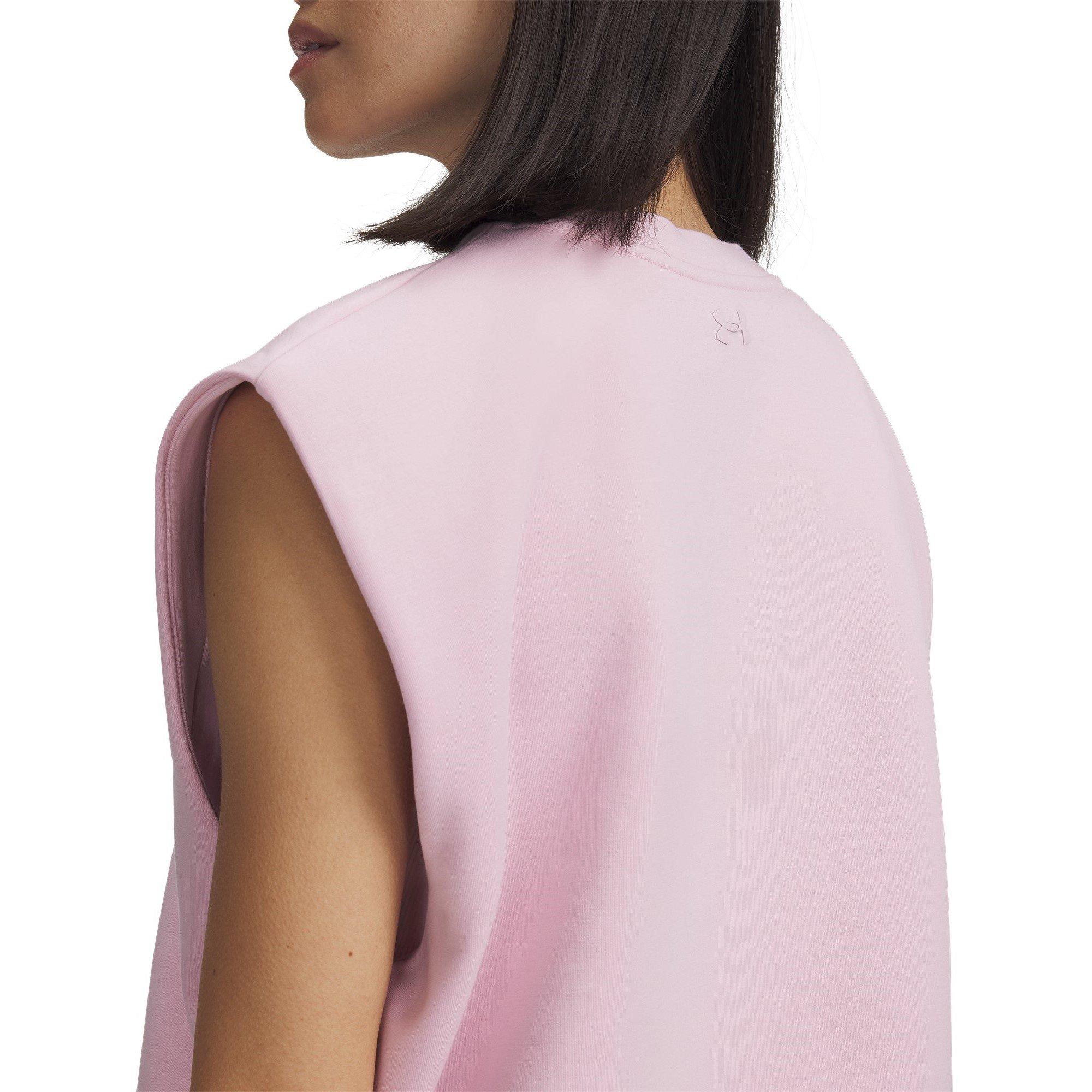 Pink - Under Armour - Women's 1/4 Zip Fleece - 3