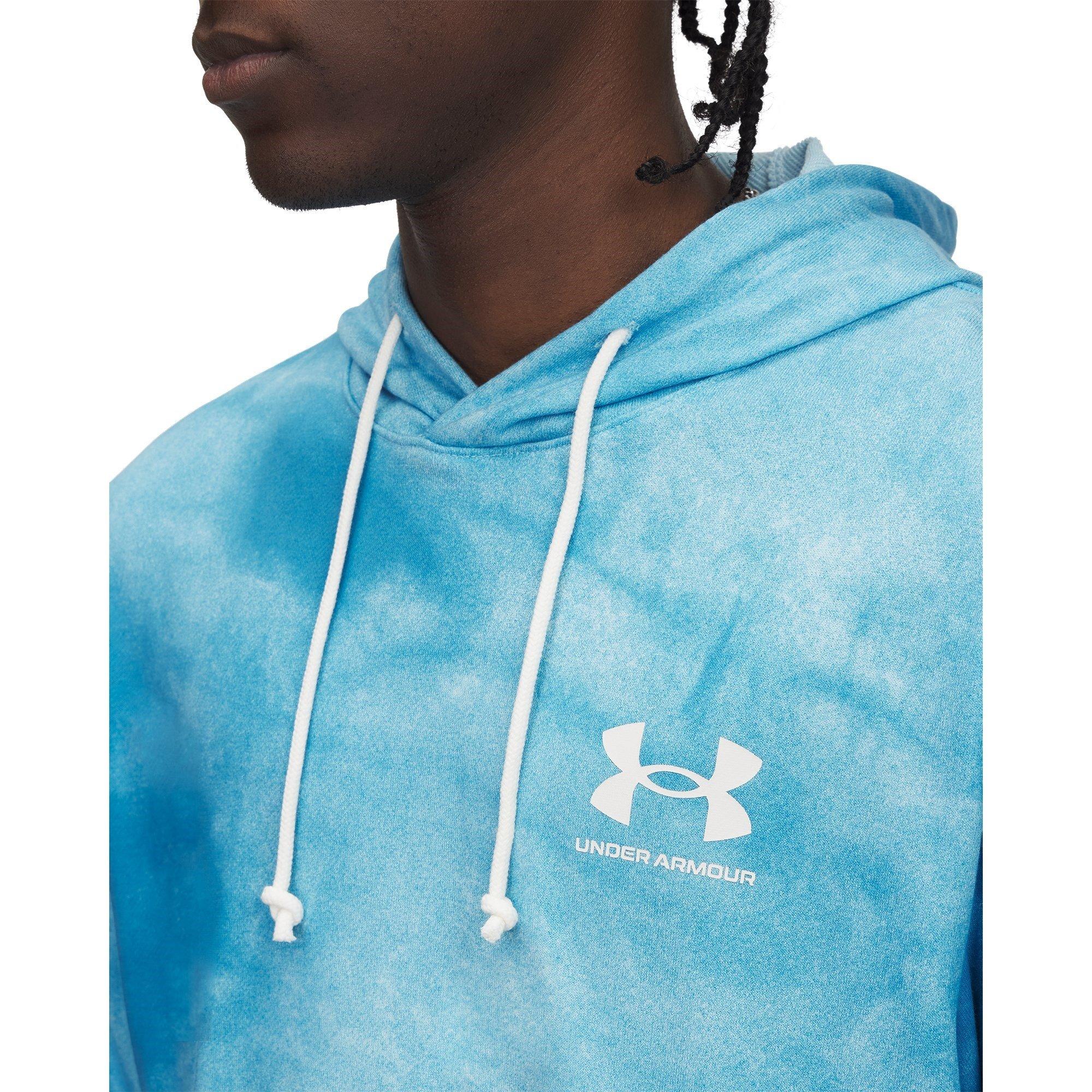 Blau - Under Armour - Terry All Over Print Quarter-Zip Fleece - 3