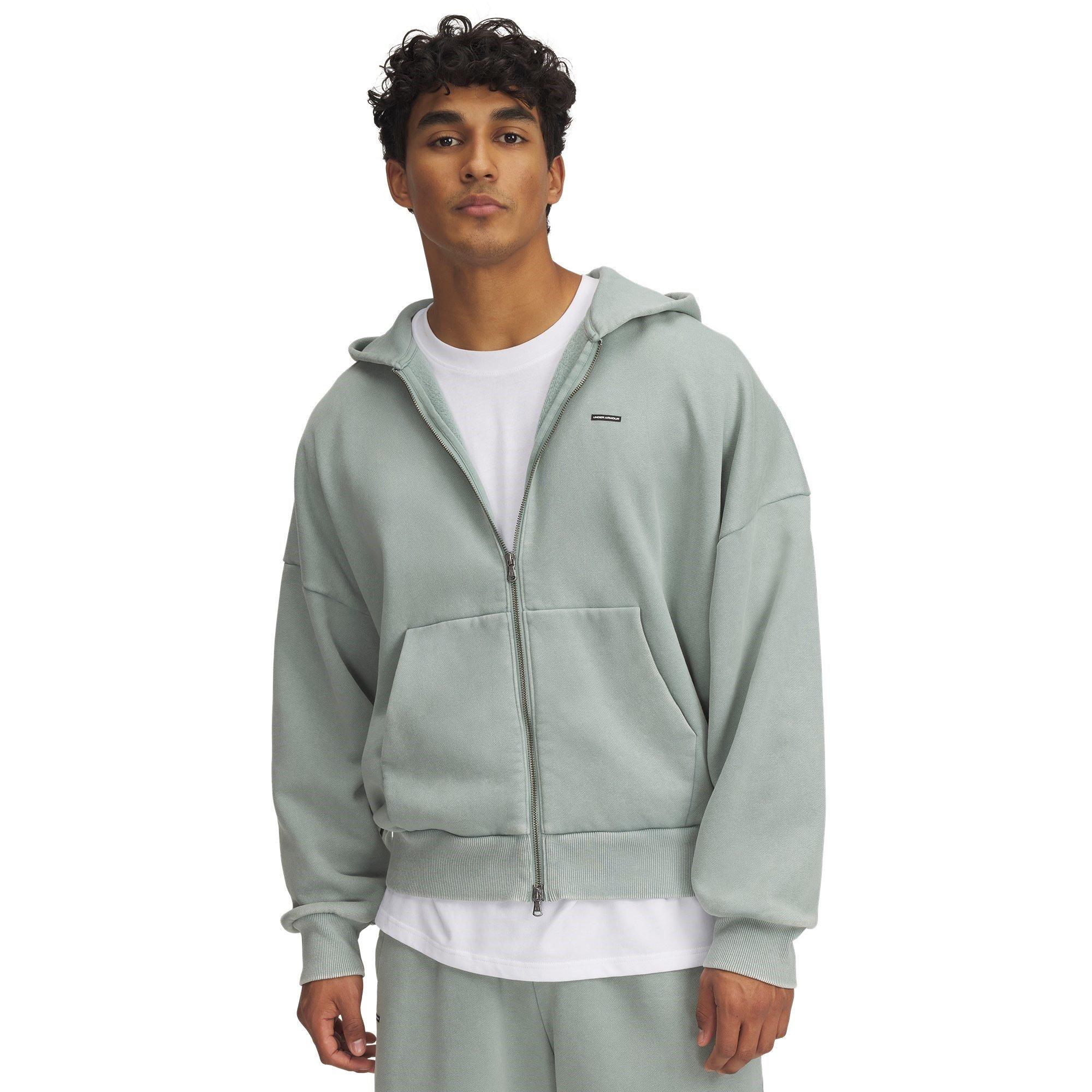 Under Armour Men's 1/4 Zip Fleece - Green - L