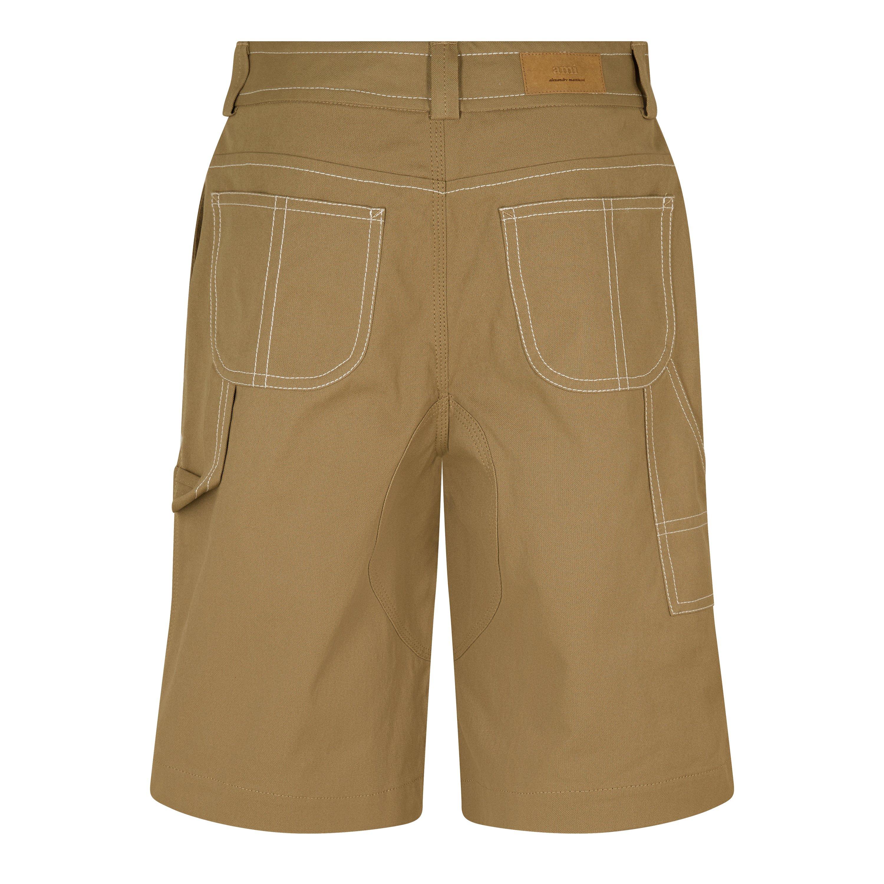 Beige - Ami Paris - Ami Worker Short Sn62 - 2