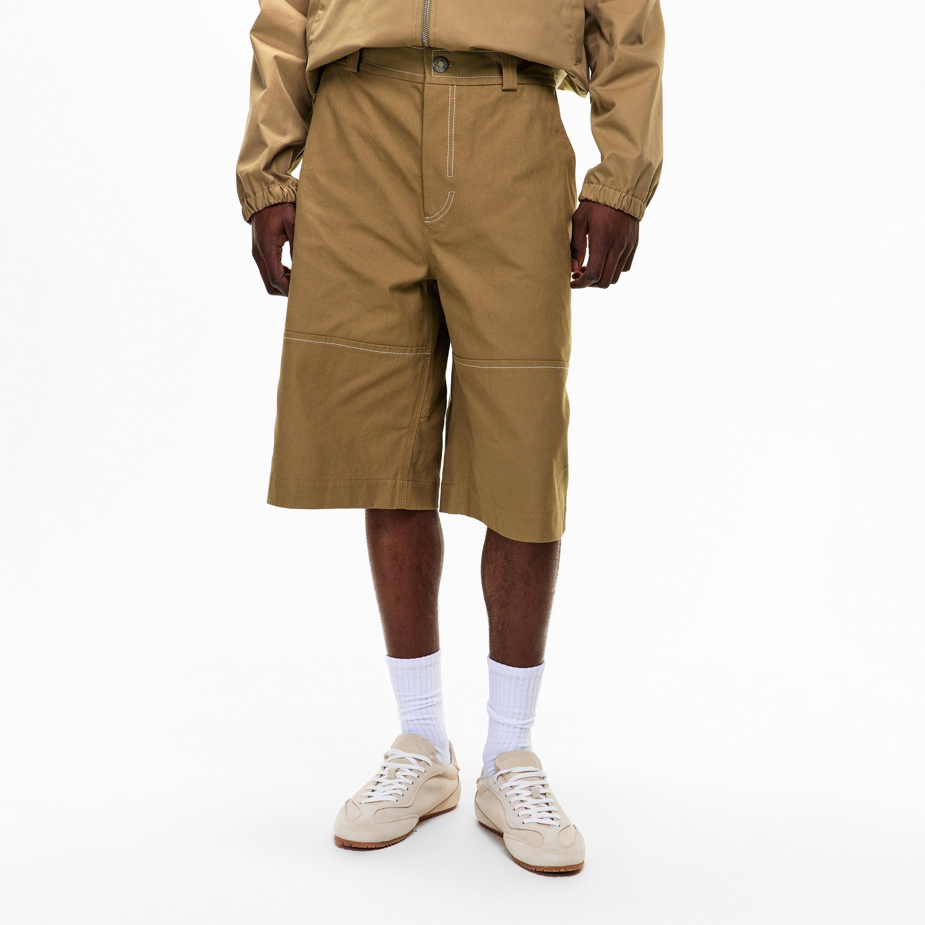 Beige - Ami Paris - Men's Worker Chino Shorts - 3