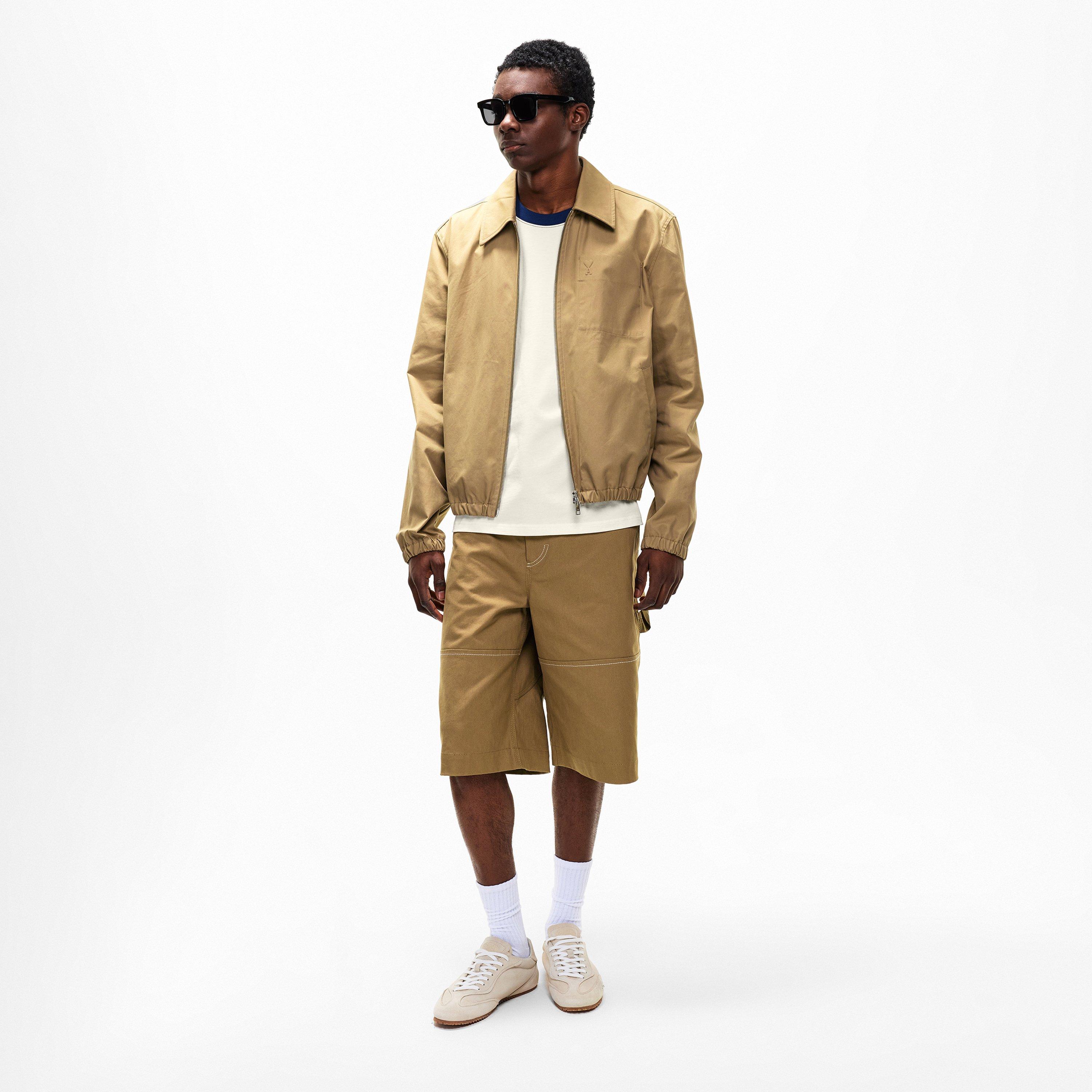 Beige - Ami Paris - Men's Worker Chino Shorts - 6