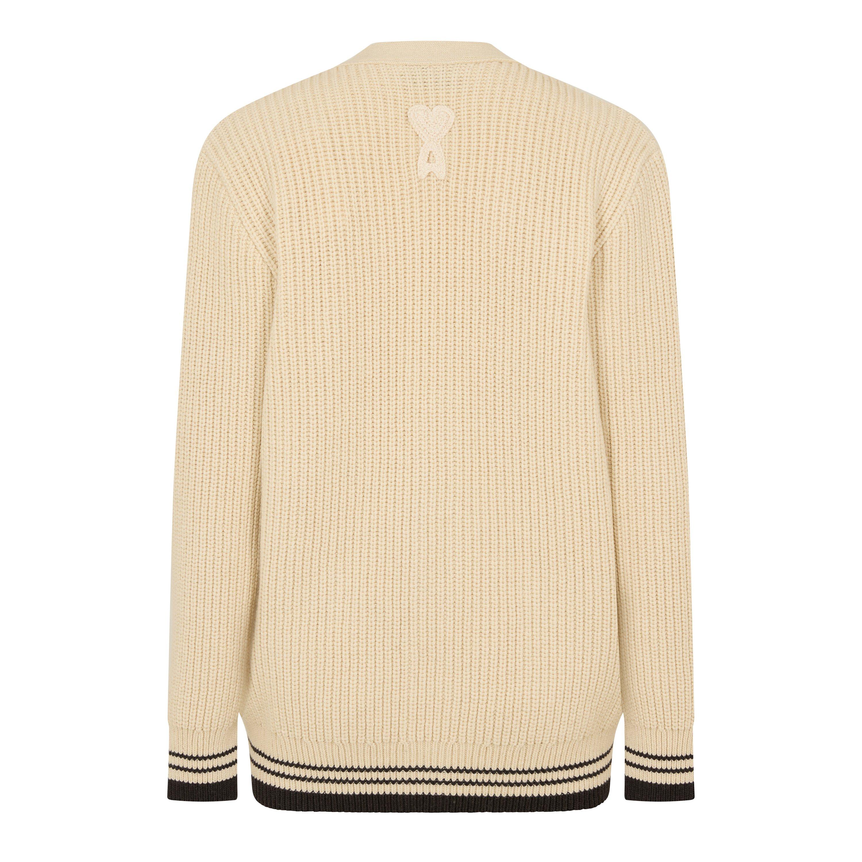 White Cream - Ami Paris - Ami Crochet Knt Card Sn62 - 2