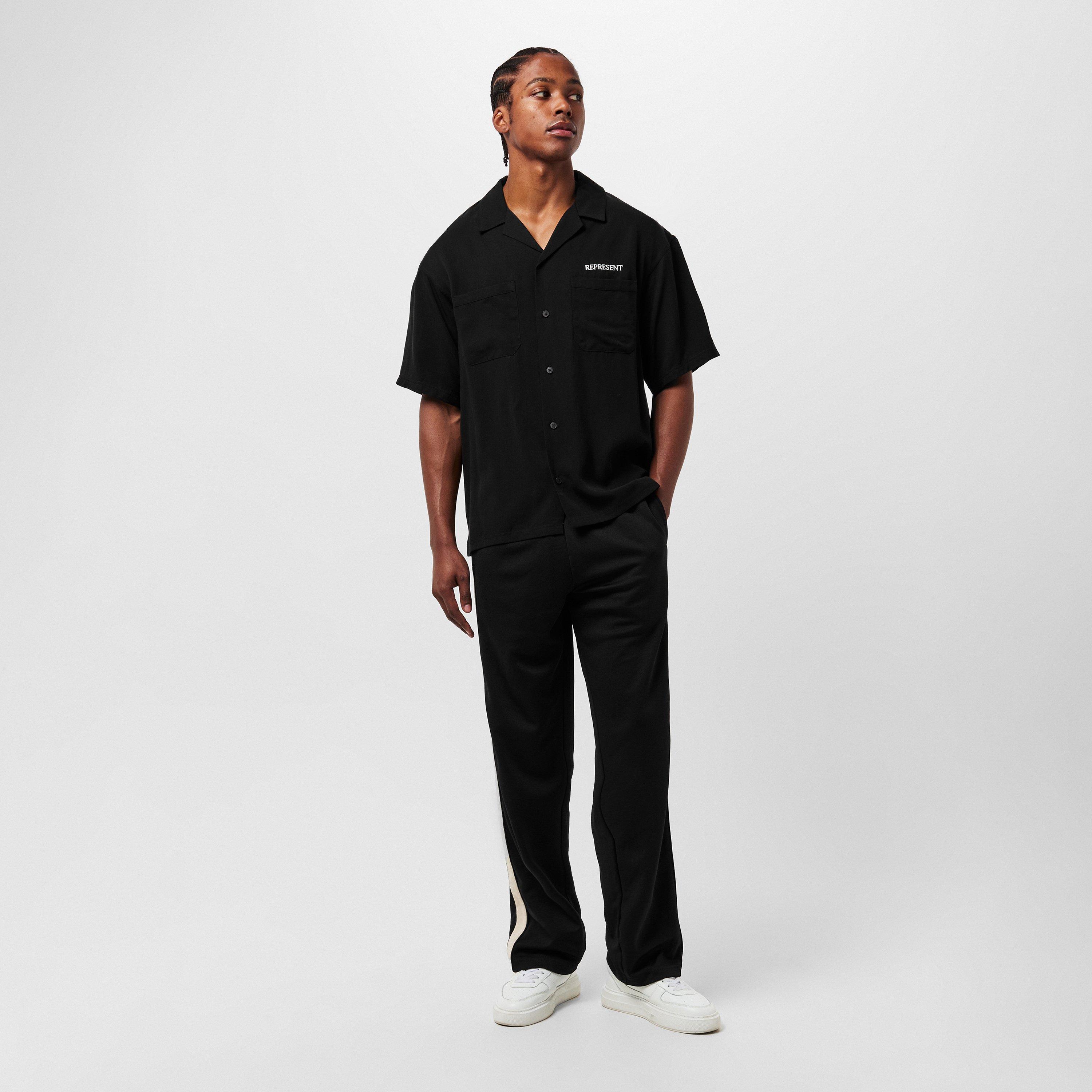 Black - Represent - Men's Short-Sleeve Bowling Shirt - 6