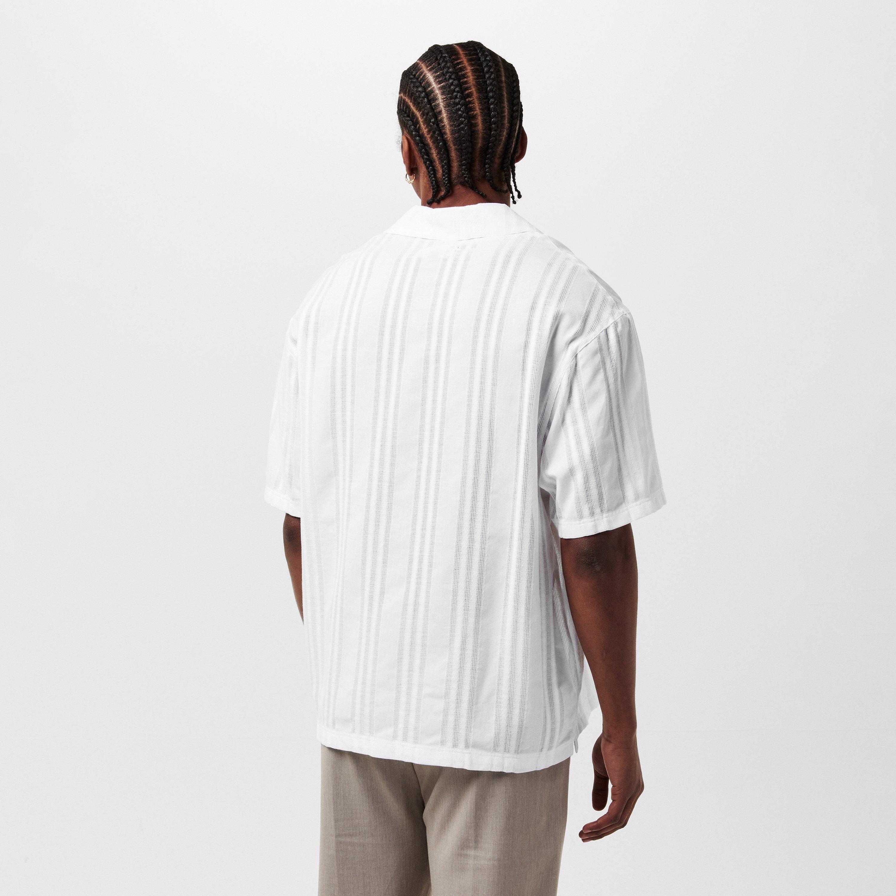 Antique White - Represent - Men's Short-Sleeve Bowling Shirt, - 4